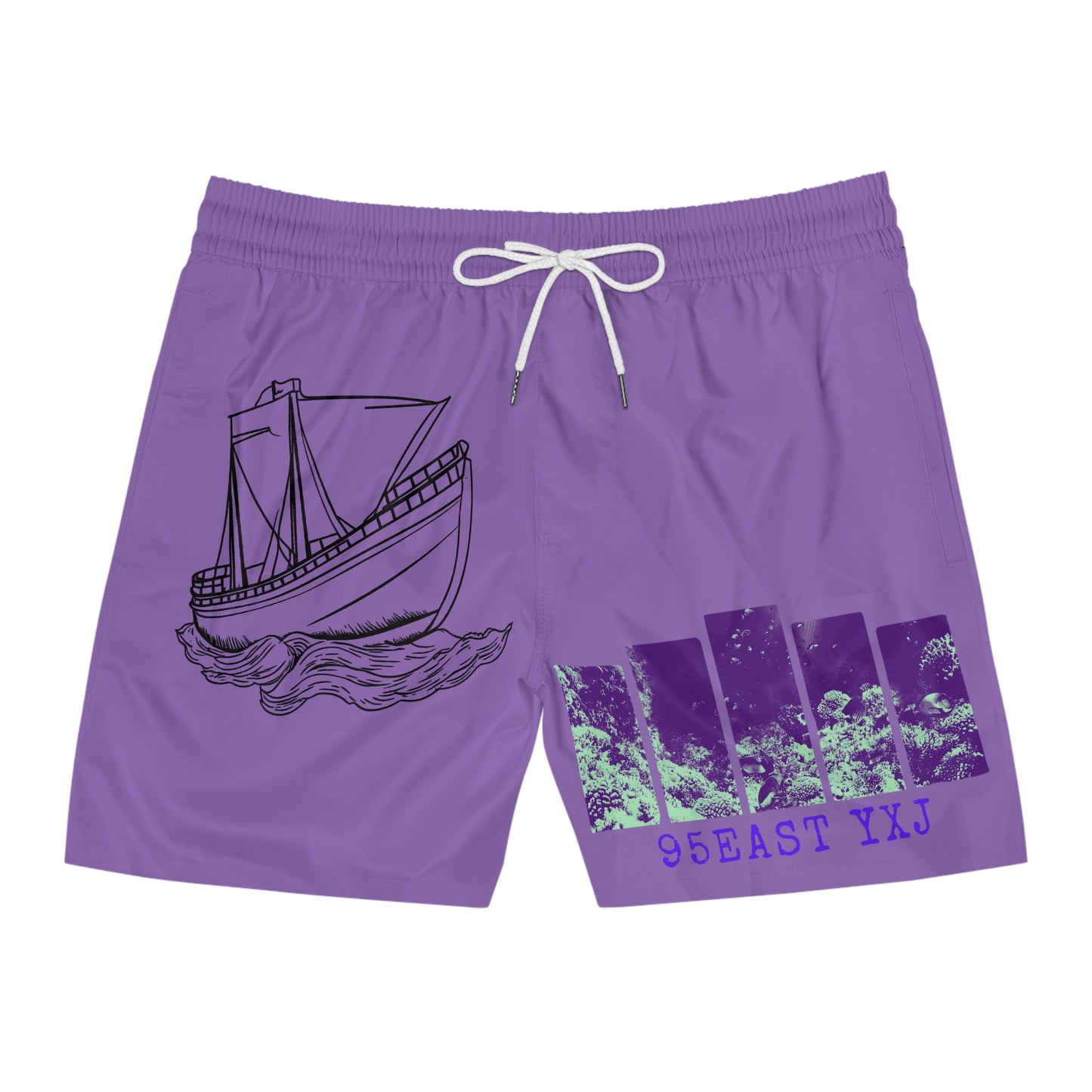 Swim Shorts - Cruise on the Way to Jersey Shore 95East Design
