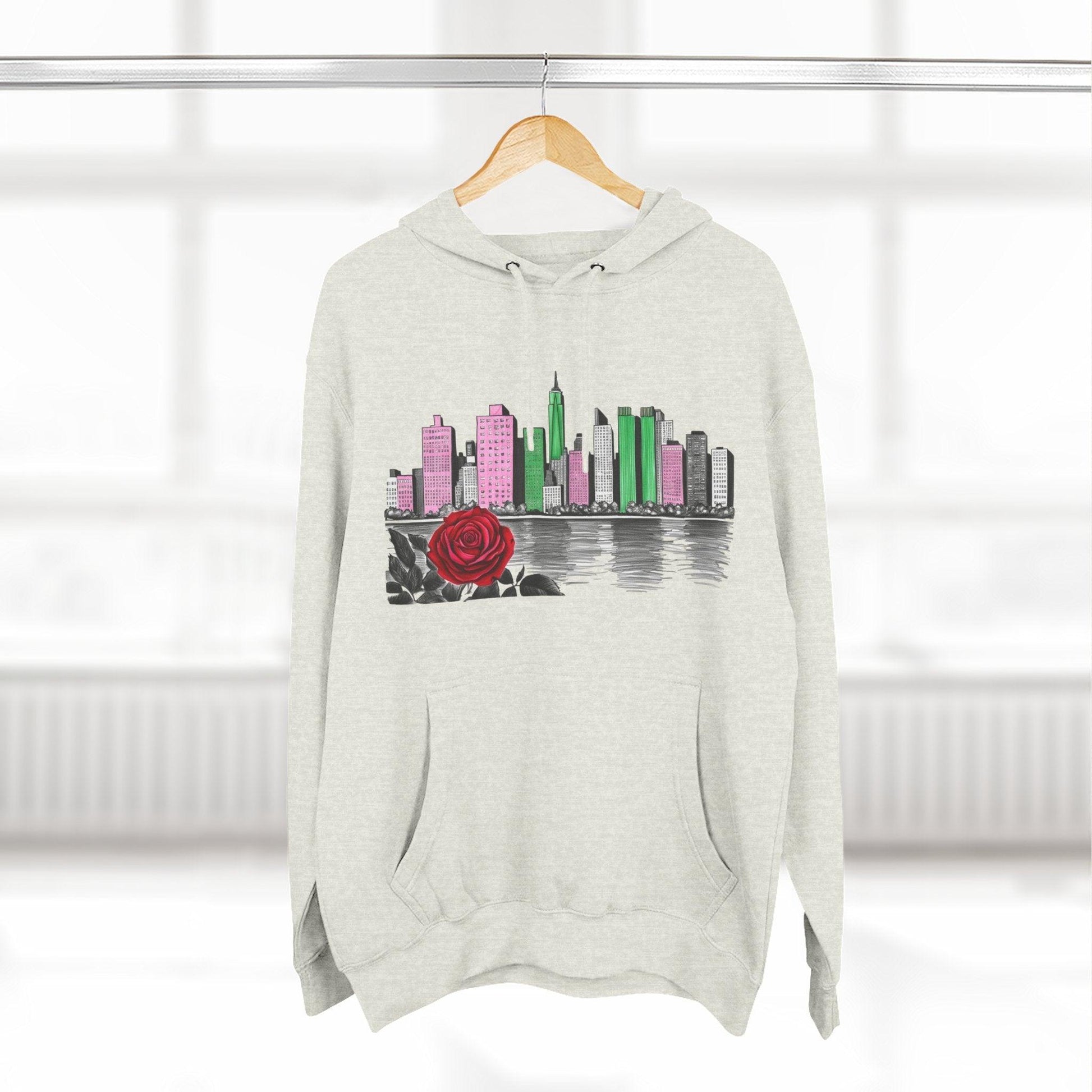 Hoodie City Skyline Urban Streetwear - 95EAST YORKxJERSEY