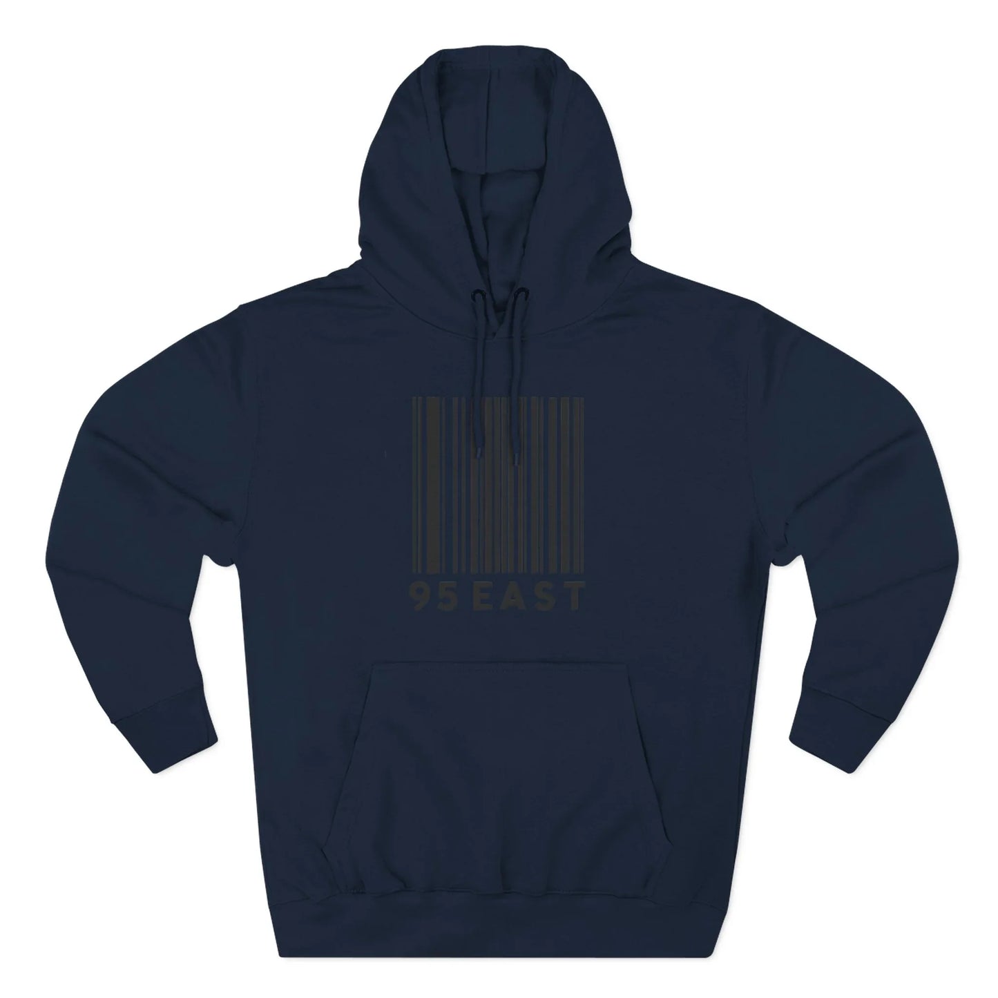 Minimalist Barcode Fleece Hoodie
