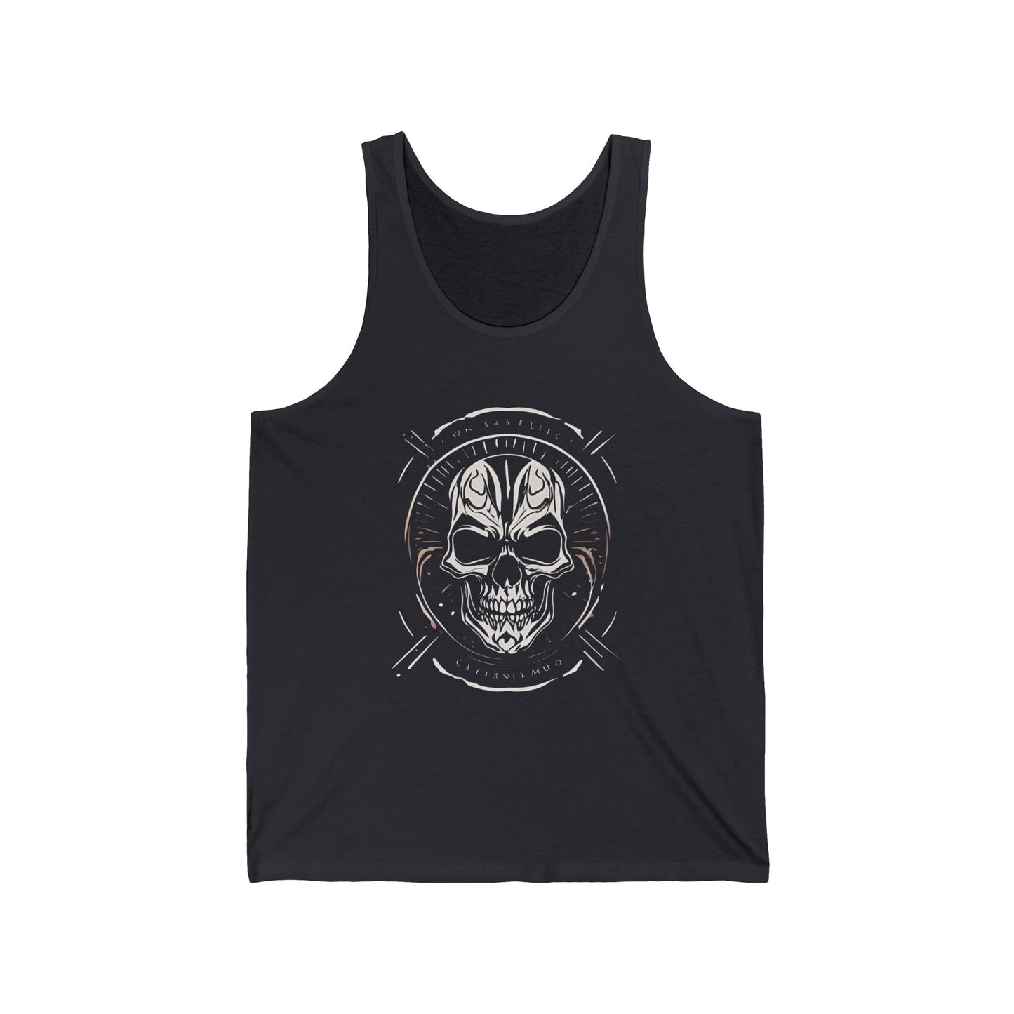 "Reaper's Mark" Skull Graphic Tank Top - 95EAST YORKxJERSEY