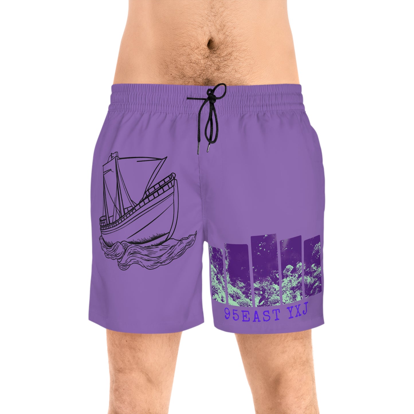 Swim Shorts - Cruise on the Way to Jersey Shore 95East Design