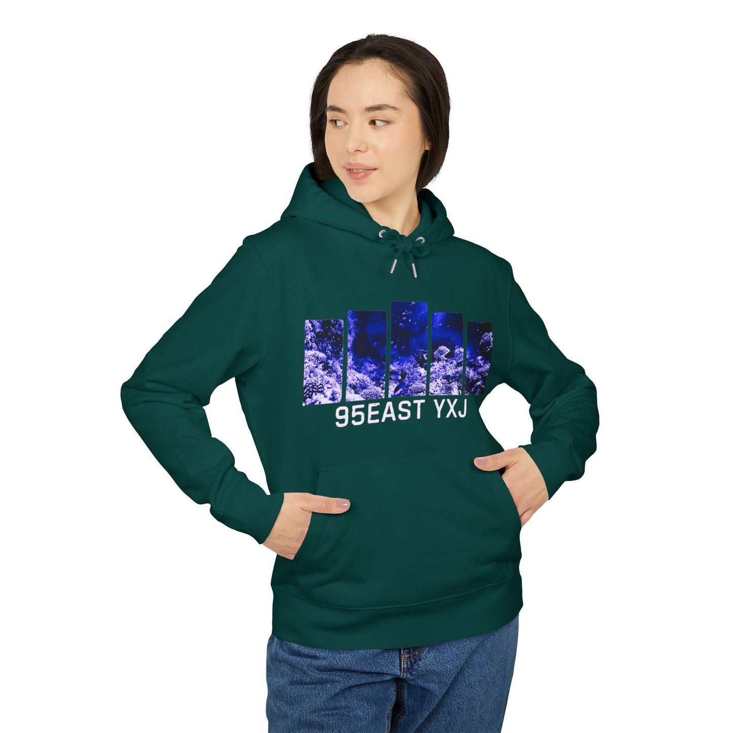 Logo Hoodie Sweatshirt 95EAST Unisex Cruiser 2 0 Limited Edition - 95EAST YORKxJERSEY