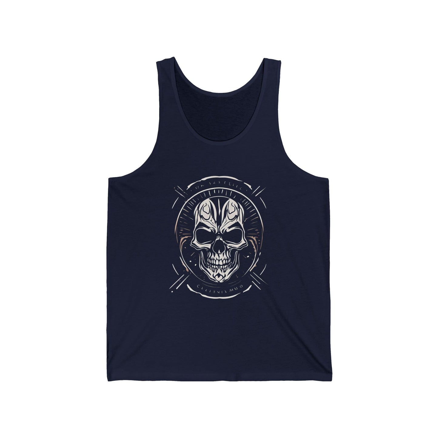 "Reaper's Mark" Skull Graphic Tank Top - 95EAST YORKxJERSEY