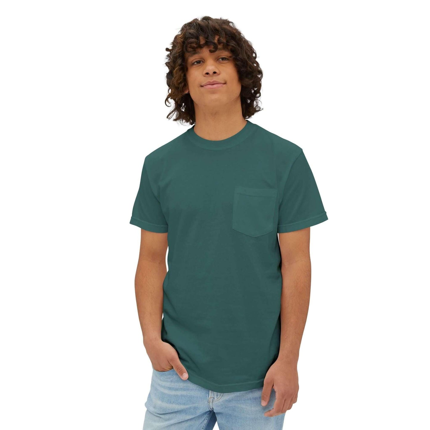 Pocket T-Shirt with 95EAST Racoon Design - 95EAST YORKxJERSEY