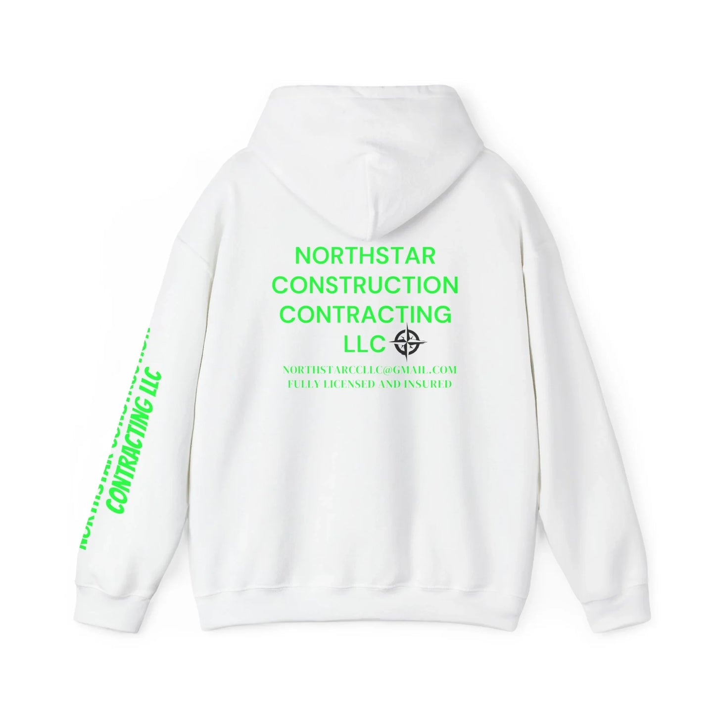95EAST YORKxJERSEY x NorthStar Construction Contracting LLC collab hoodie