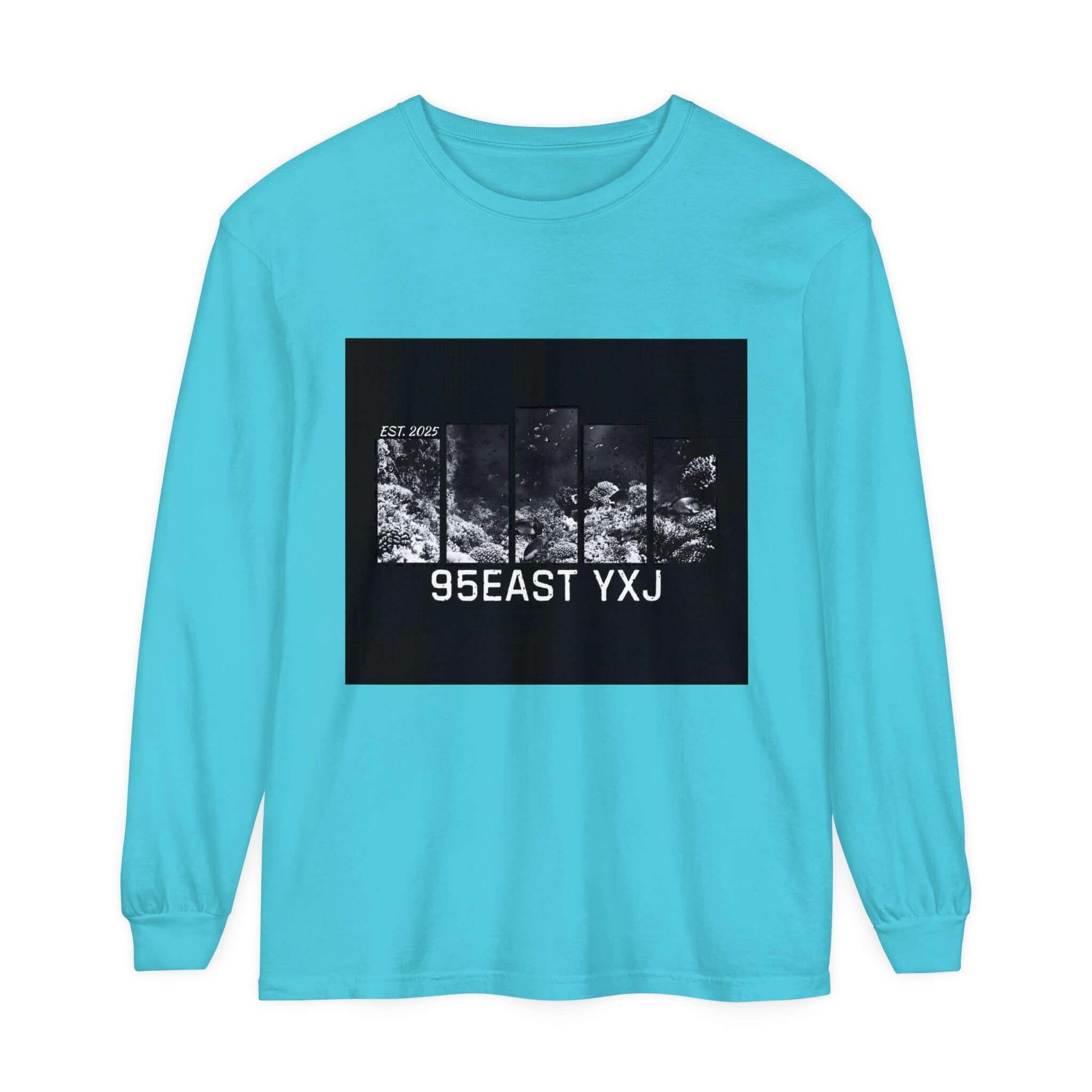 Long Sleeve T-Shirt 95EAST YXJ UNDER THE SEA Design - 95EAST YORKxJERSEY