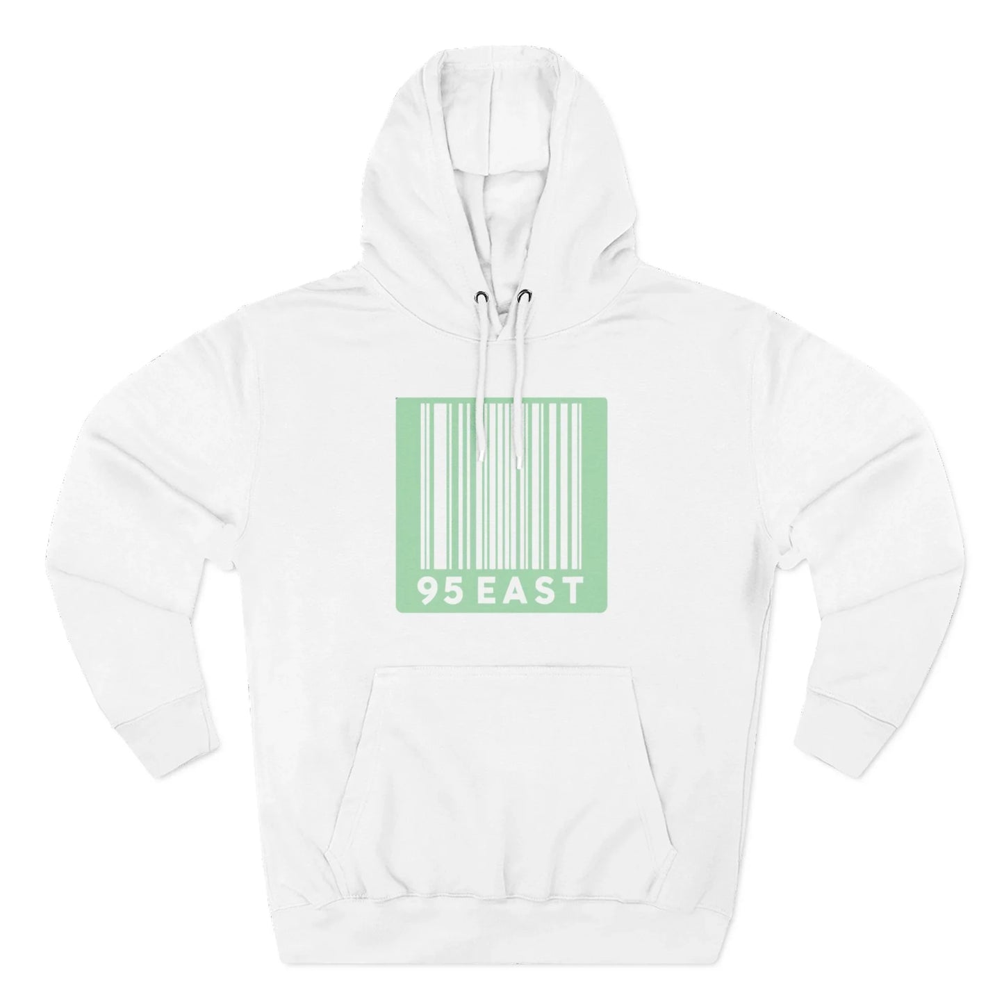 Minimalist Barcode Fleece Hoodie