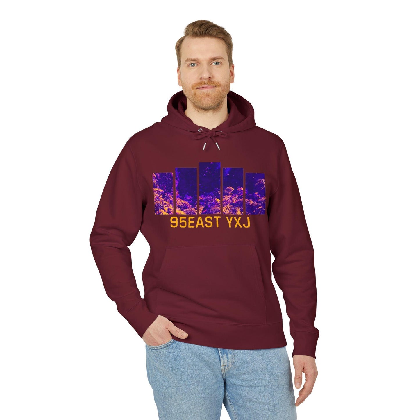 Logo Hoodie Sweatshirt 95EAST Unisex Cruiser 2 0 Limited Edition - 95EAST YORKxJERSEY
