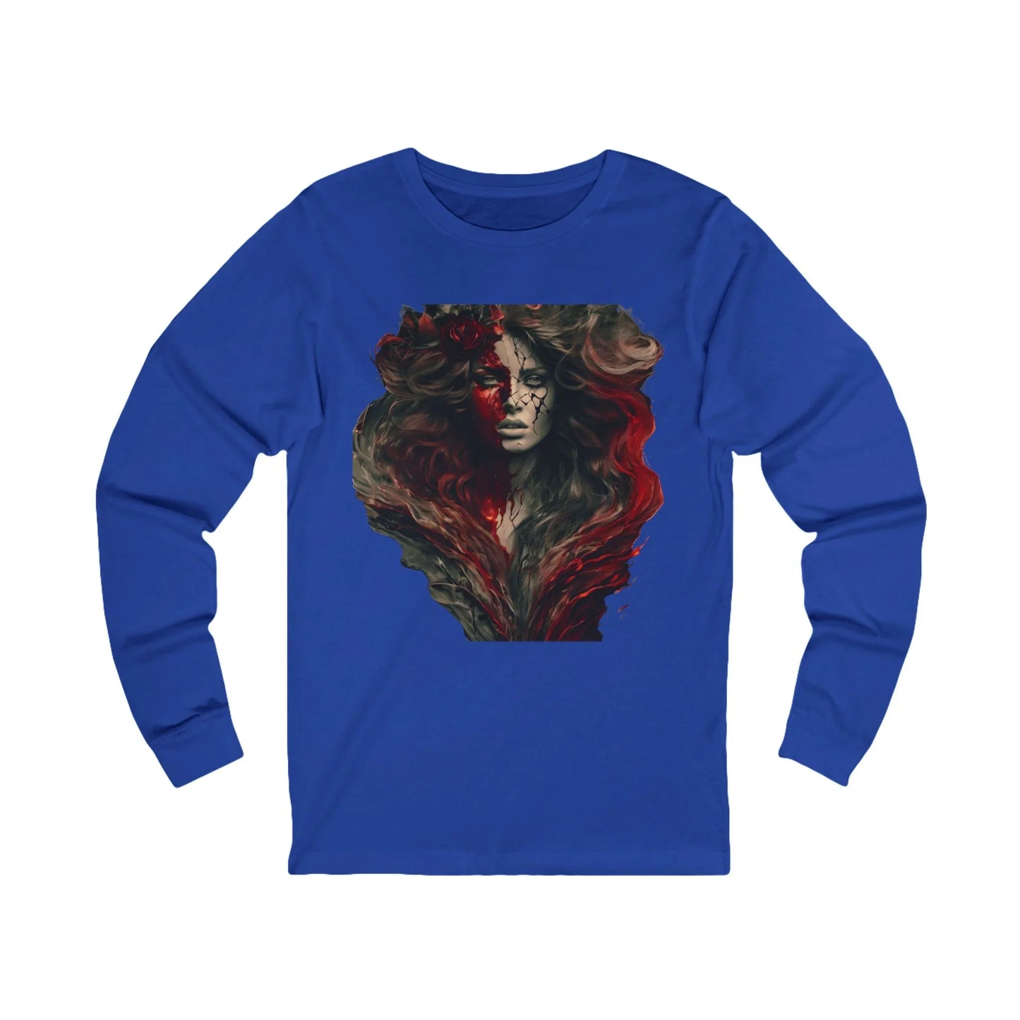 Mystical Red Art Long Sleeve Tee