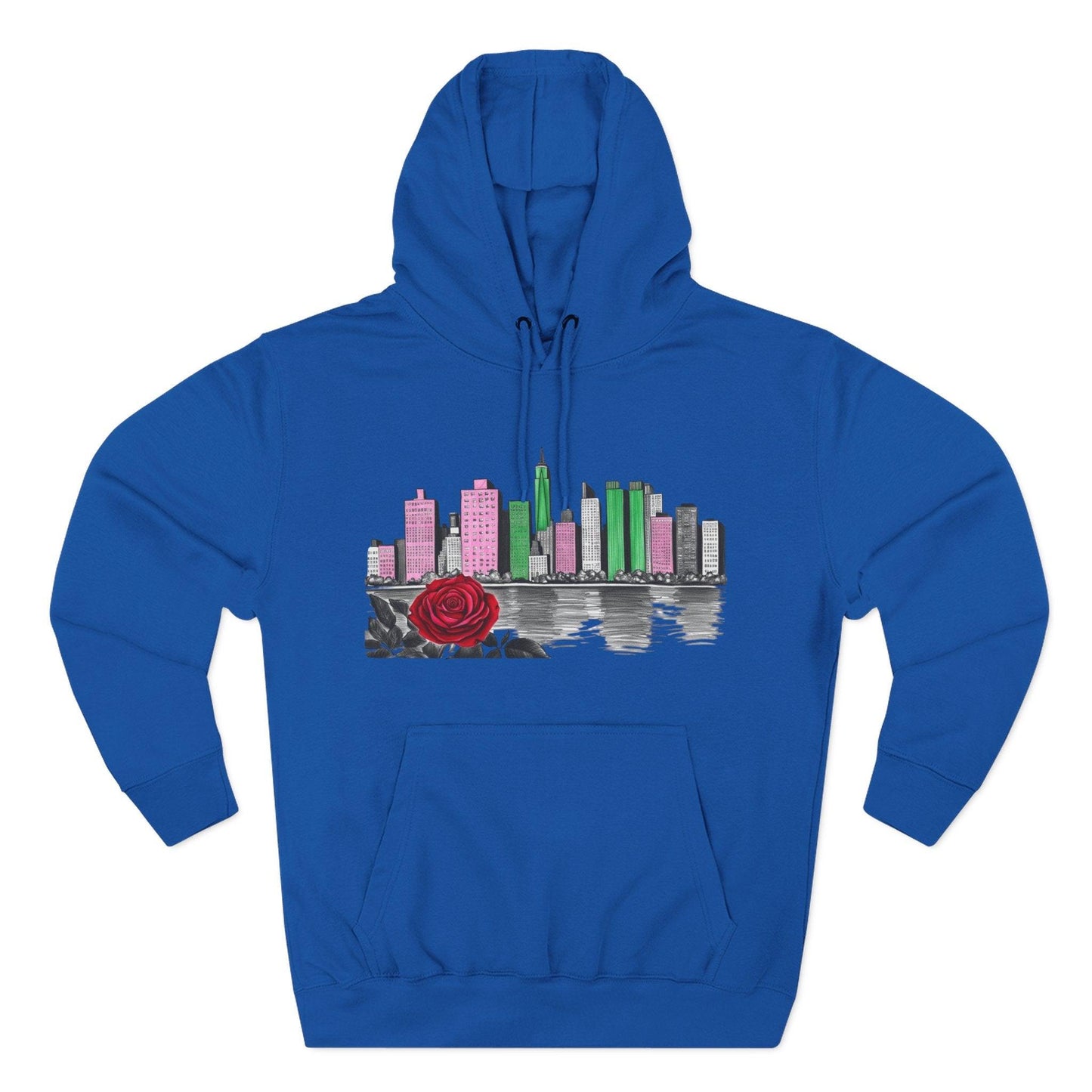 Hoodie City Skyline Urban Streetwear - 95EAST YORKxJERSEY