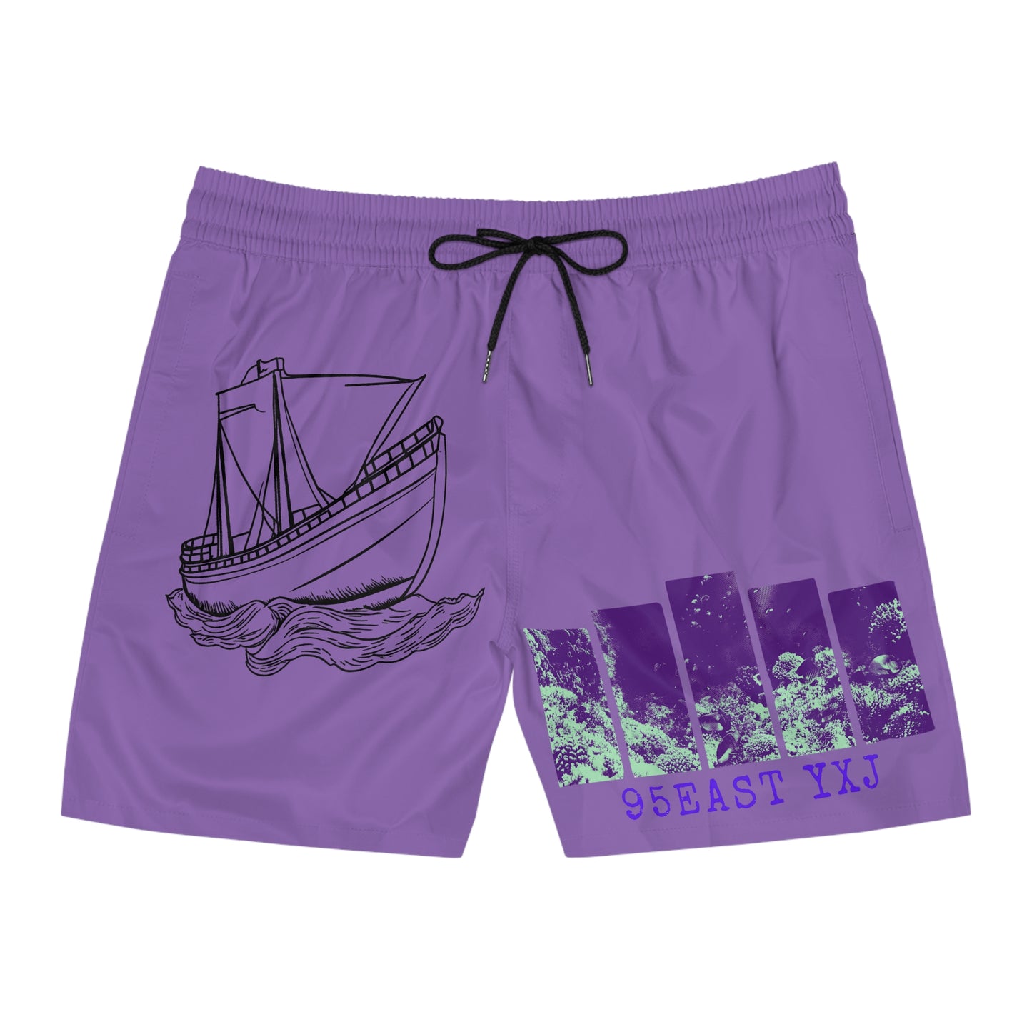Swim Shorts - Cruise on the Way to Jersey Shore 95East Design