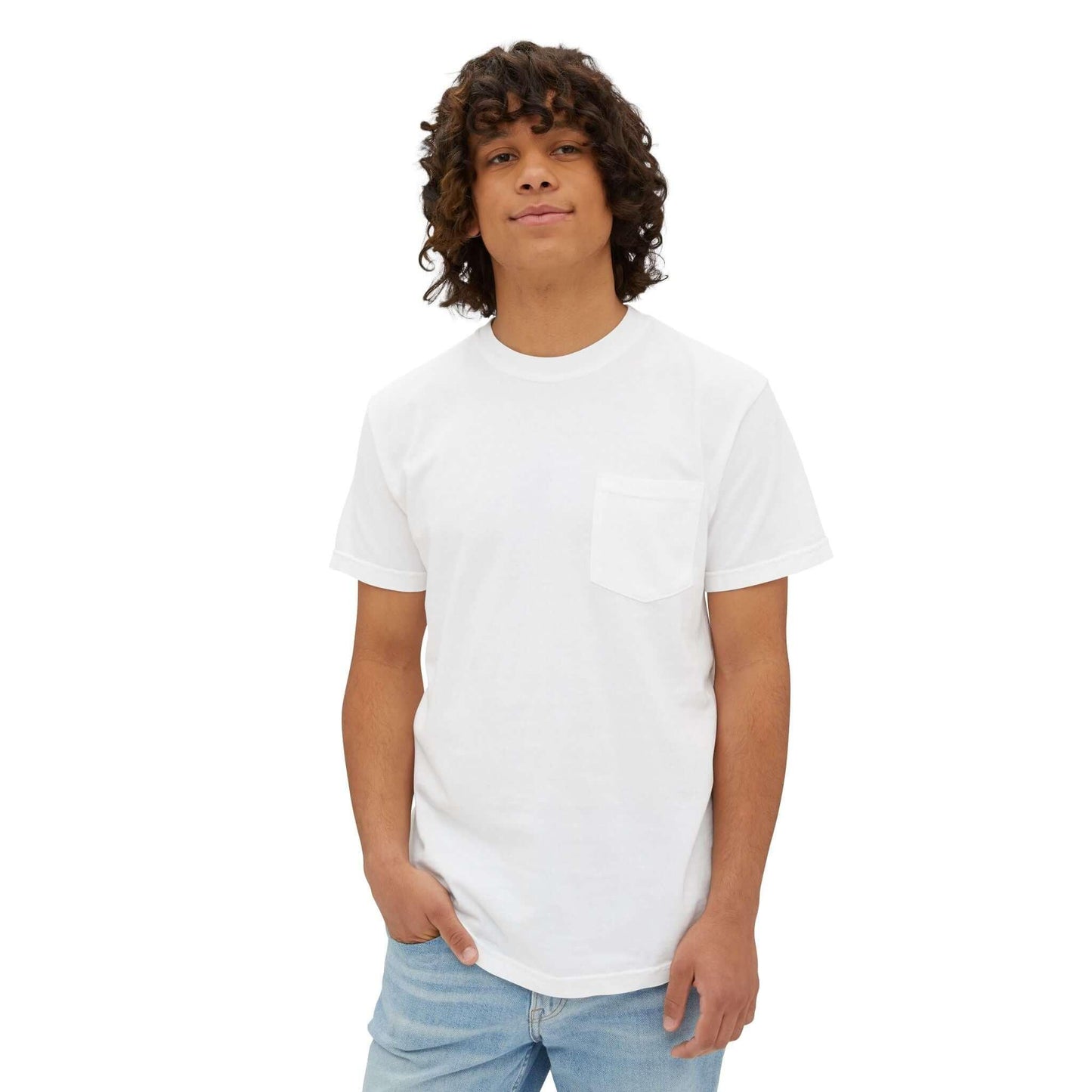 Pocket T-Shirt with 95EAST Racoon Design - 95EAST YORKxJERSEY