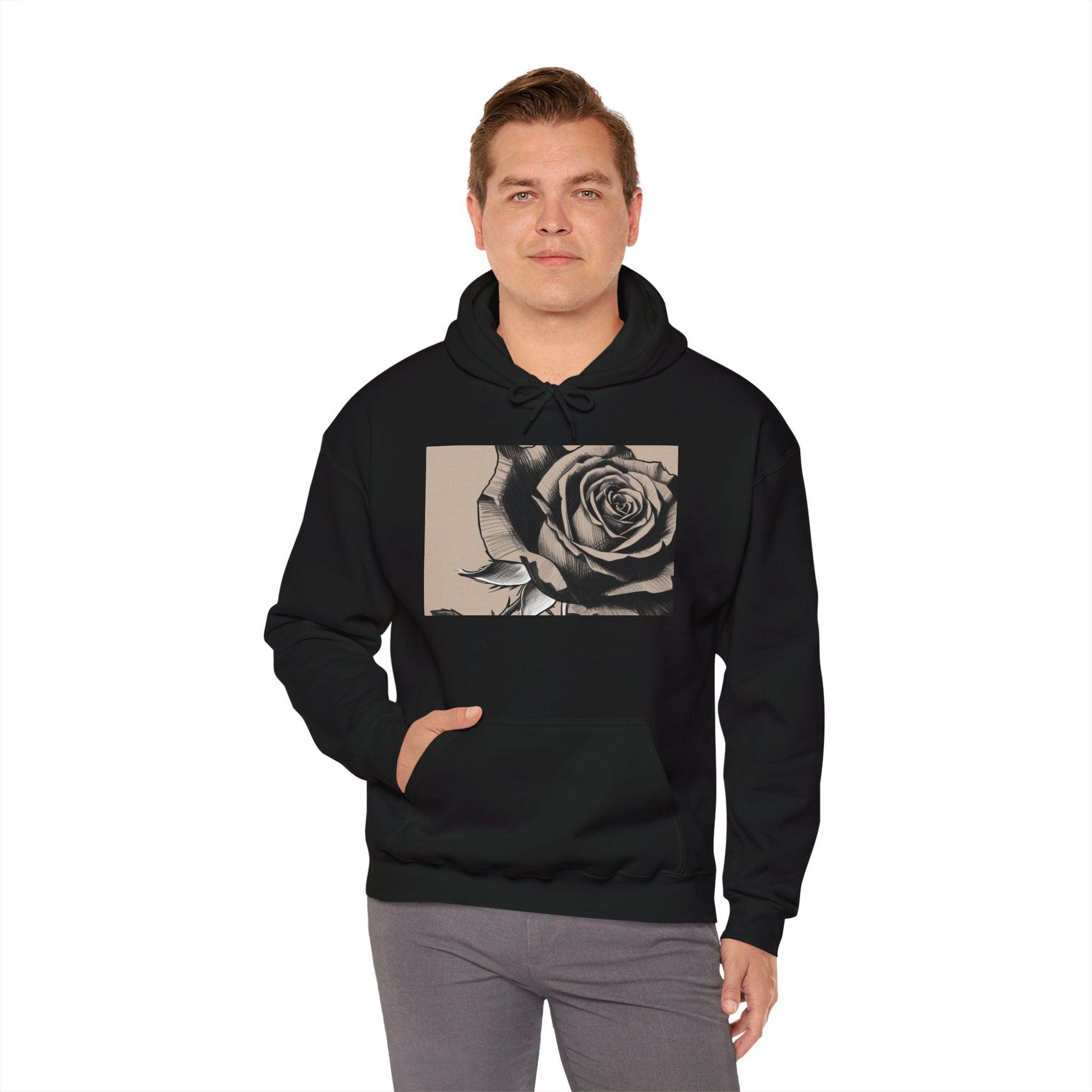 Rose 95EAST YORKxJERSEY Hooded Sweatshirt - 95EAST YORKxJERSEY