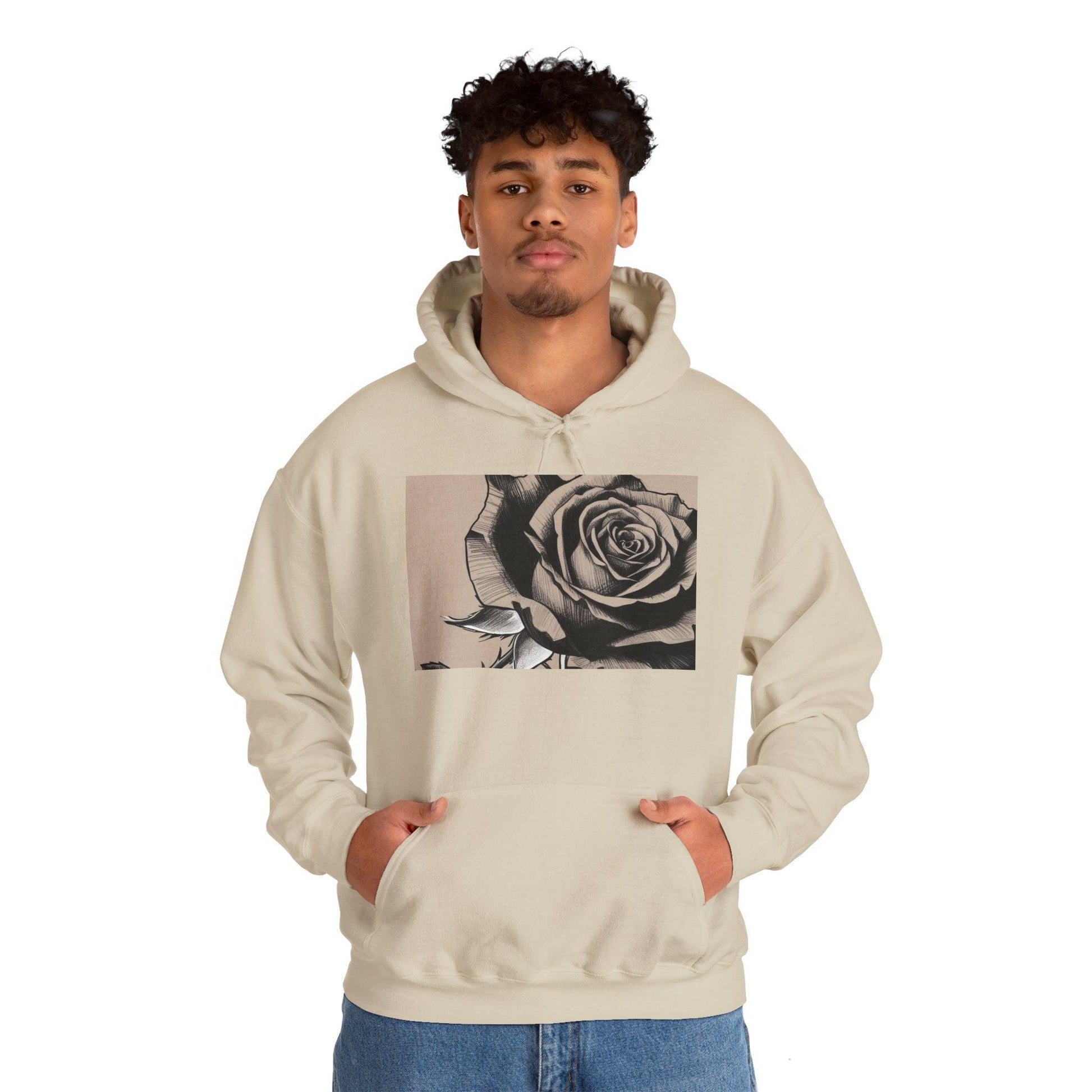 Rose 95EAST YORKxJERSEY Hooded Sweatshirt - 95EAST YORKxJERSEY