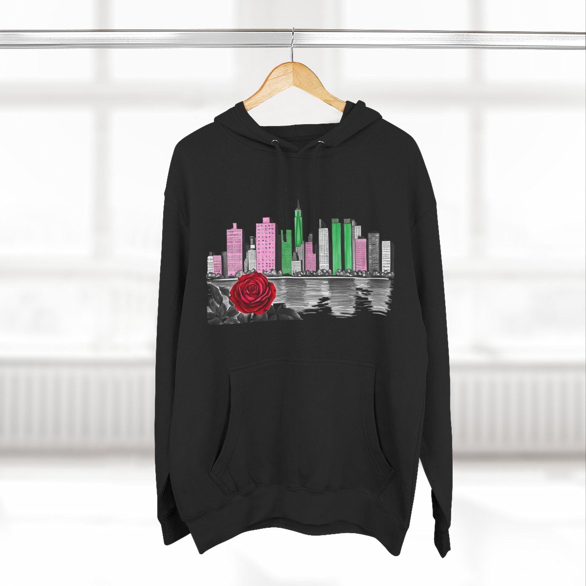 Hoodie City Skyline Urban Streetwear - 95EAST YORKxJERSEY
