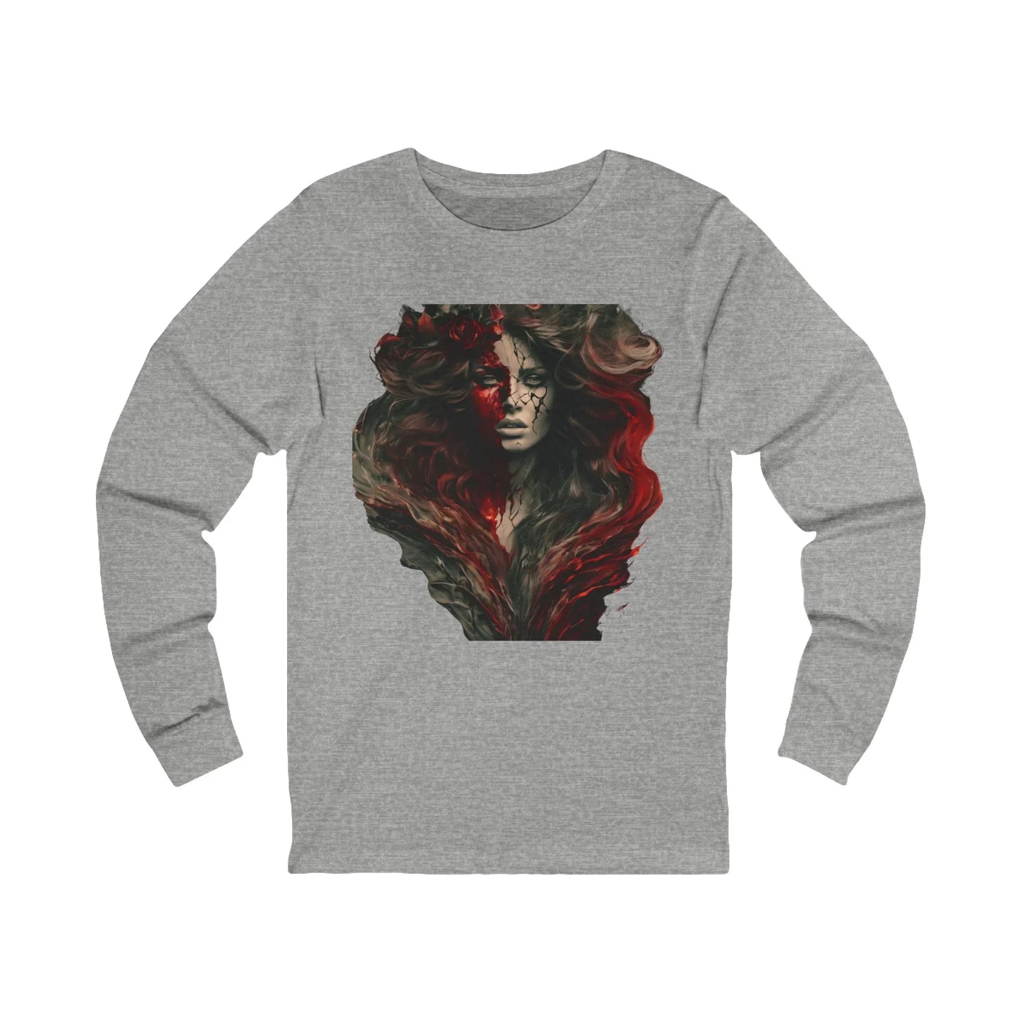 Mystical Red Art Long Sleeve Tee