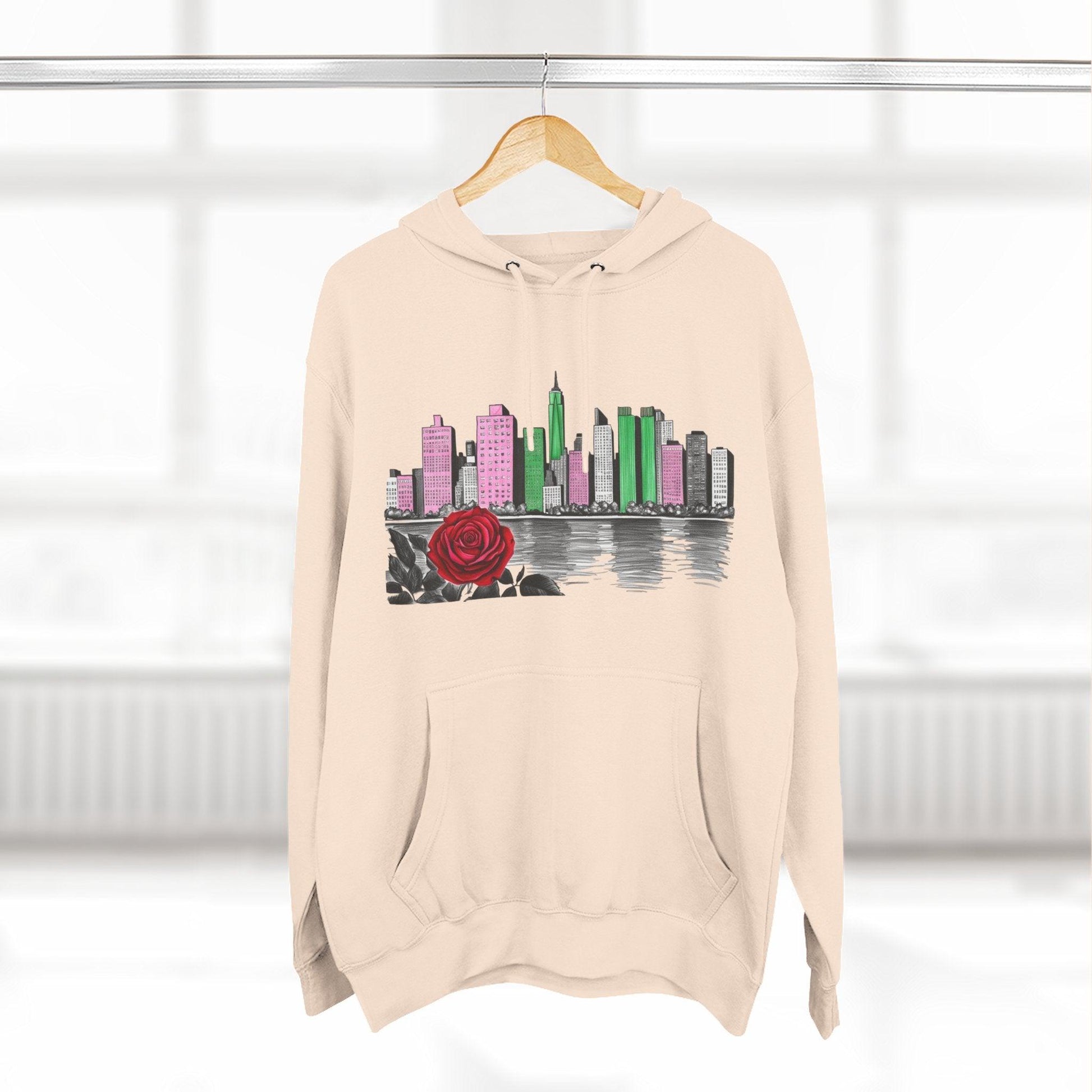 Hoodie City Skyline Urban Streetwear - 95EAST YORKxJERSEY