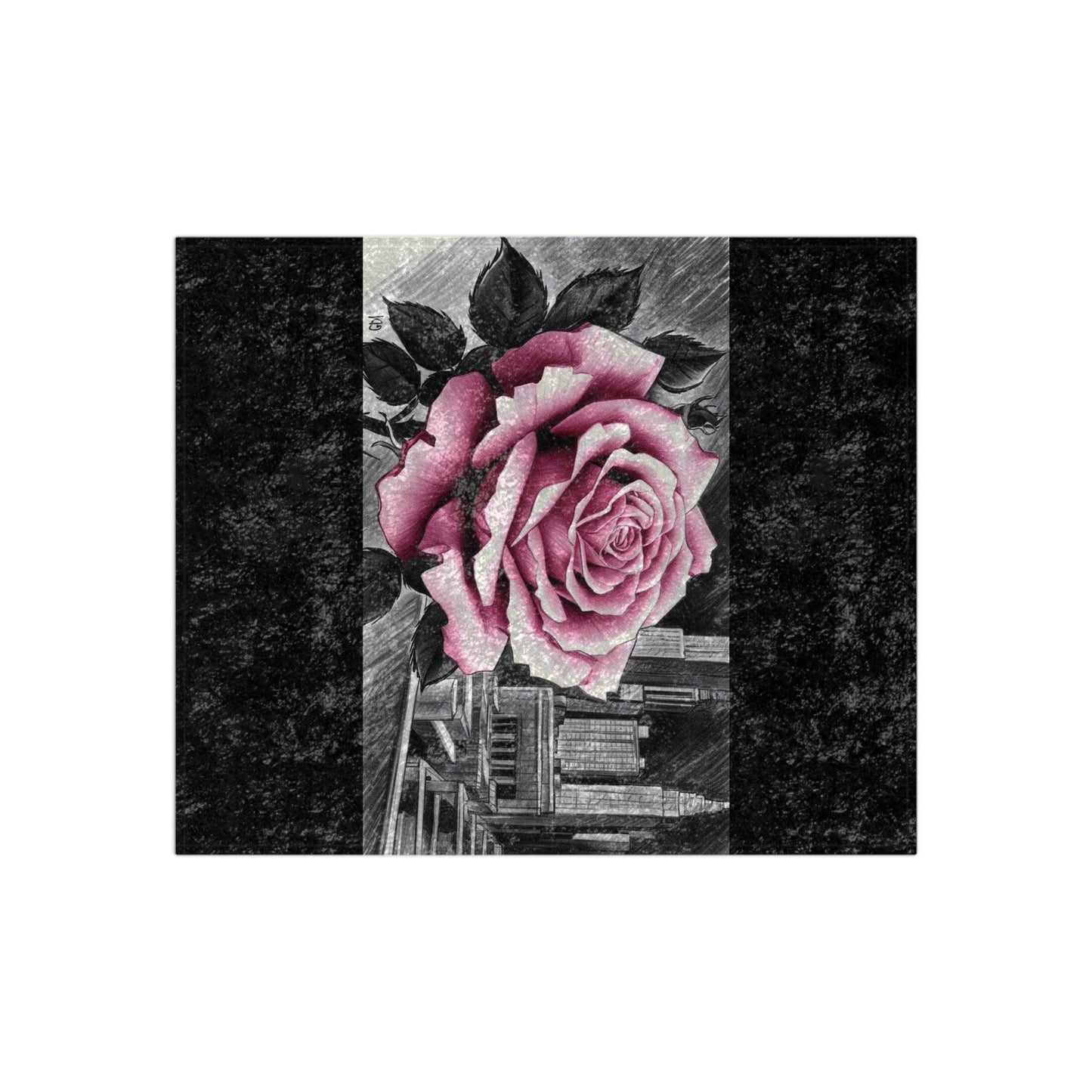 Velvet Blanket - CITY ROSE 95EAST Design - 95EAST YORKxJERSEY
