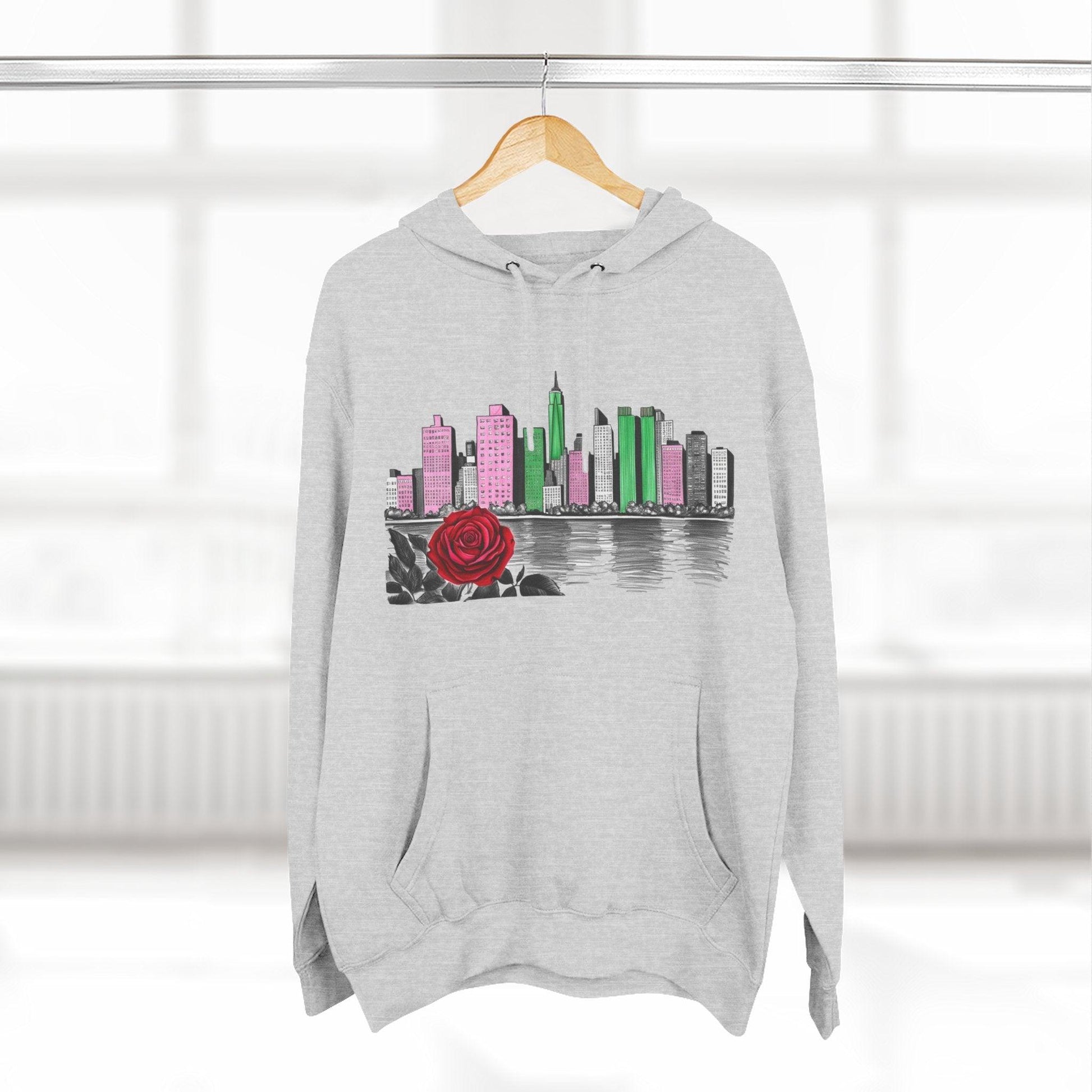 Hoodie City Skyline Urban Streetwear - 95EAST YORKxJERSEY