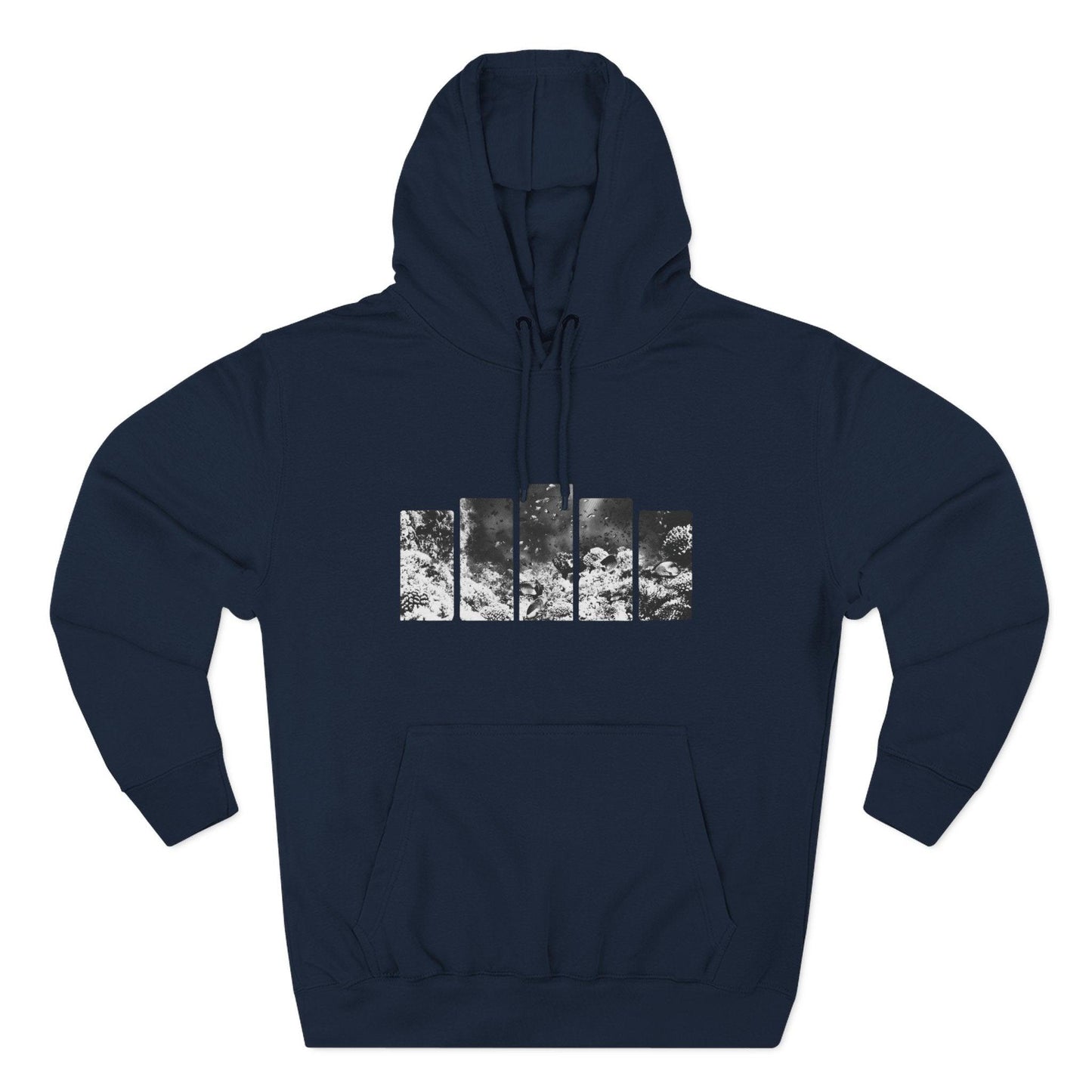 Three-Panel Fleece Hoodie | 95EAST Urban Streetwear - 95EAST YORKxJERSEY