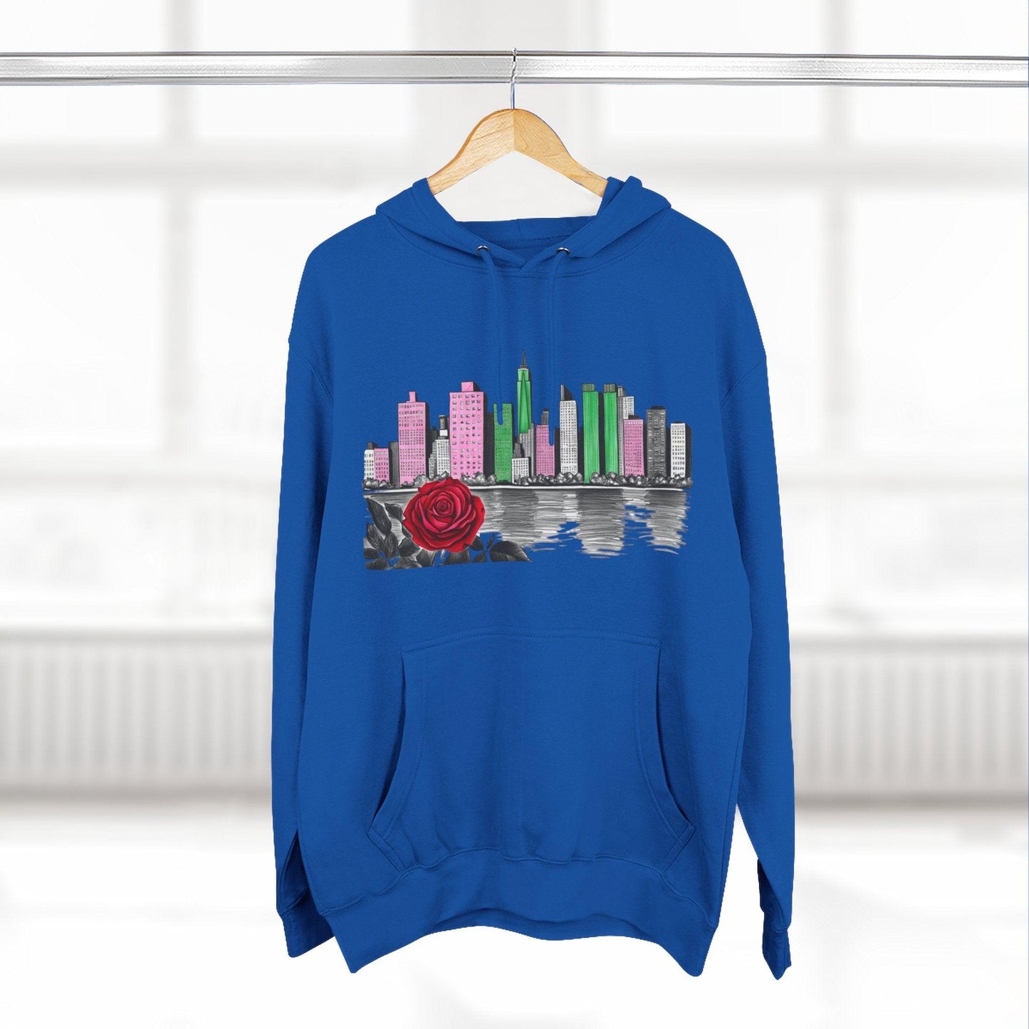 Hoodie City Skyline Urban Streetwear - 95EAST YORKxJERSEY