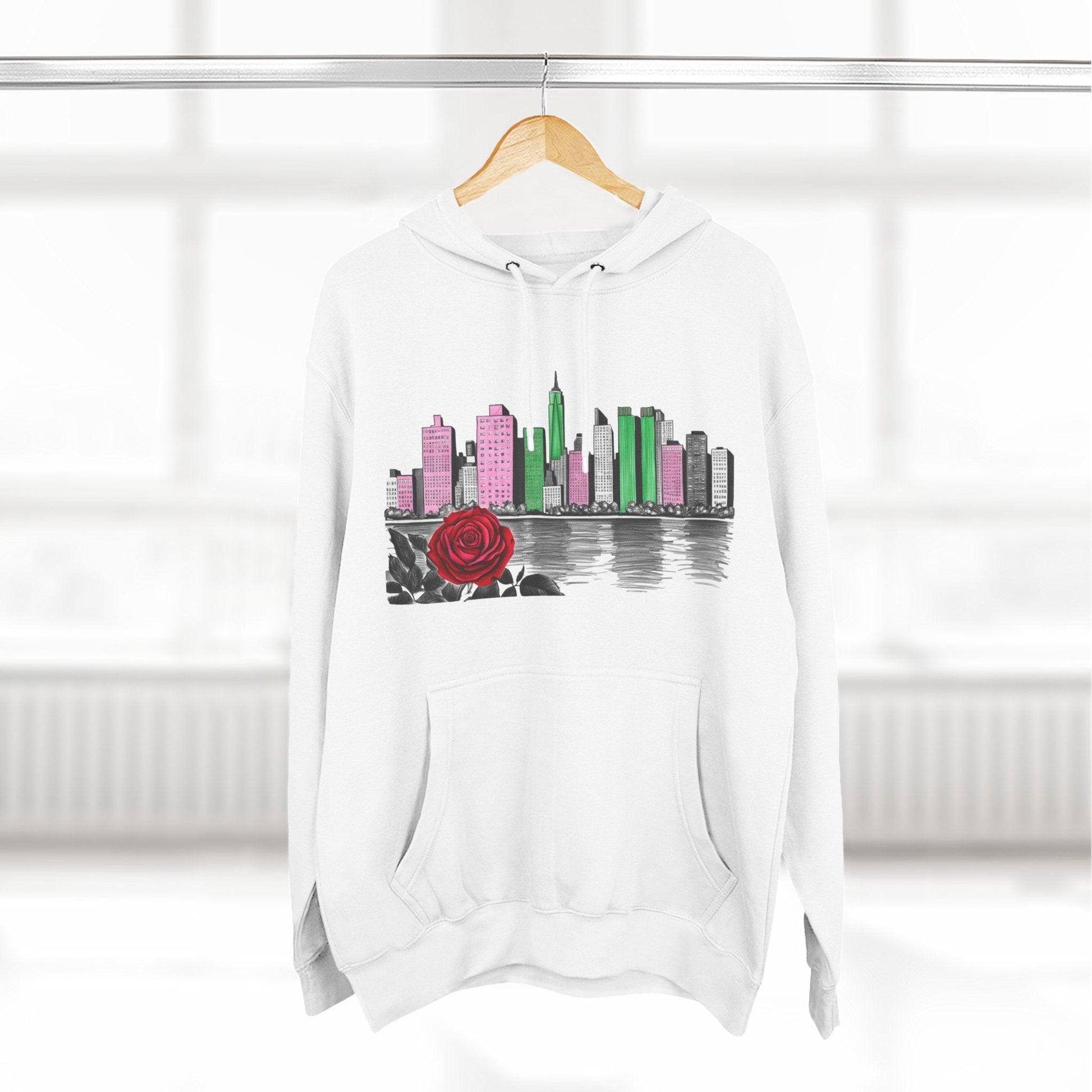 Hoodie City Skyline Urban Streetwear - 95EAST YORKxJERSEY