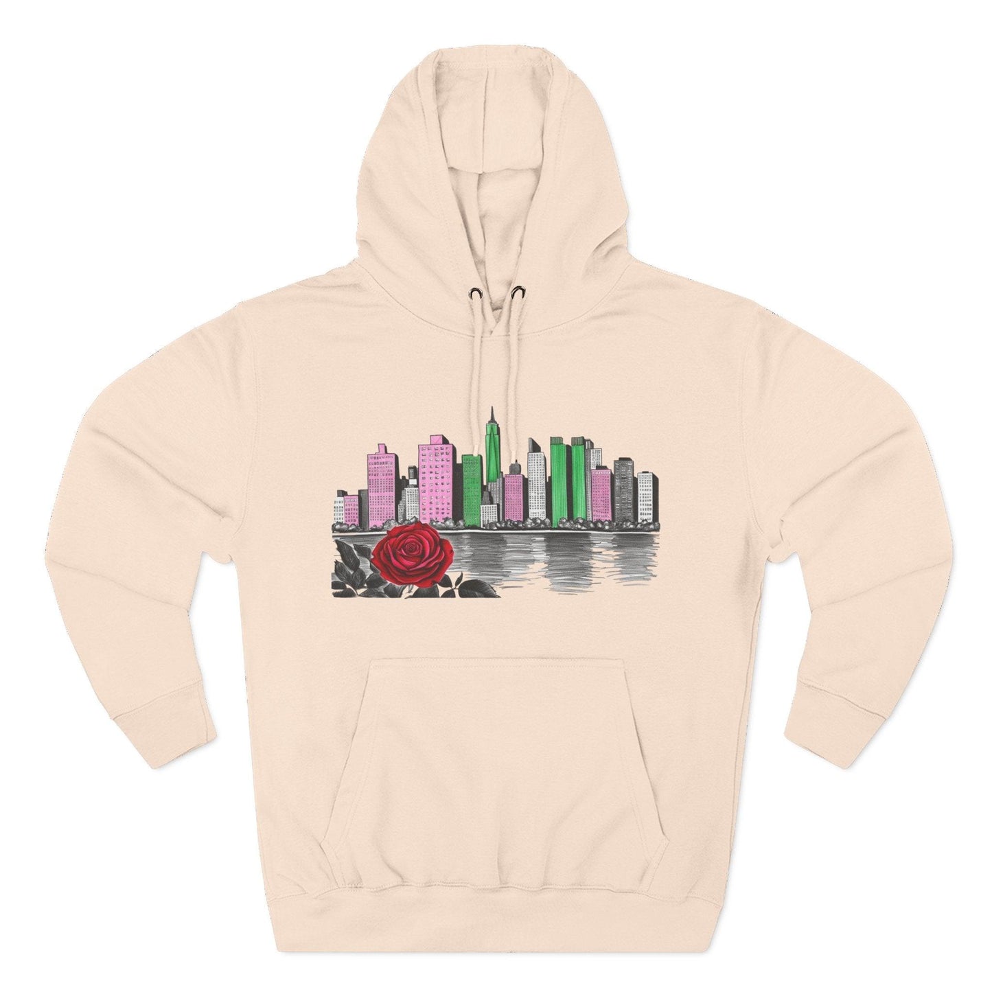Hoodie City Skyline Urban Streetwear - 95EAST YORKxJERSEY