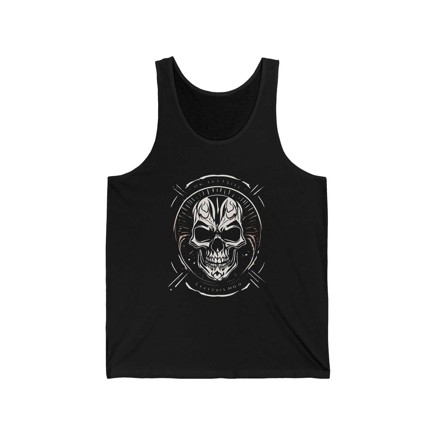 "Reaper's Mark" Skull Graphic Tank Top - 95EAST YORKxJERSEY