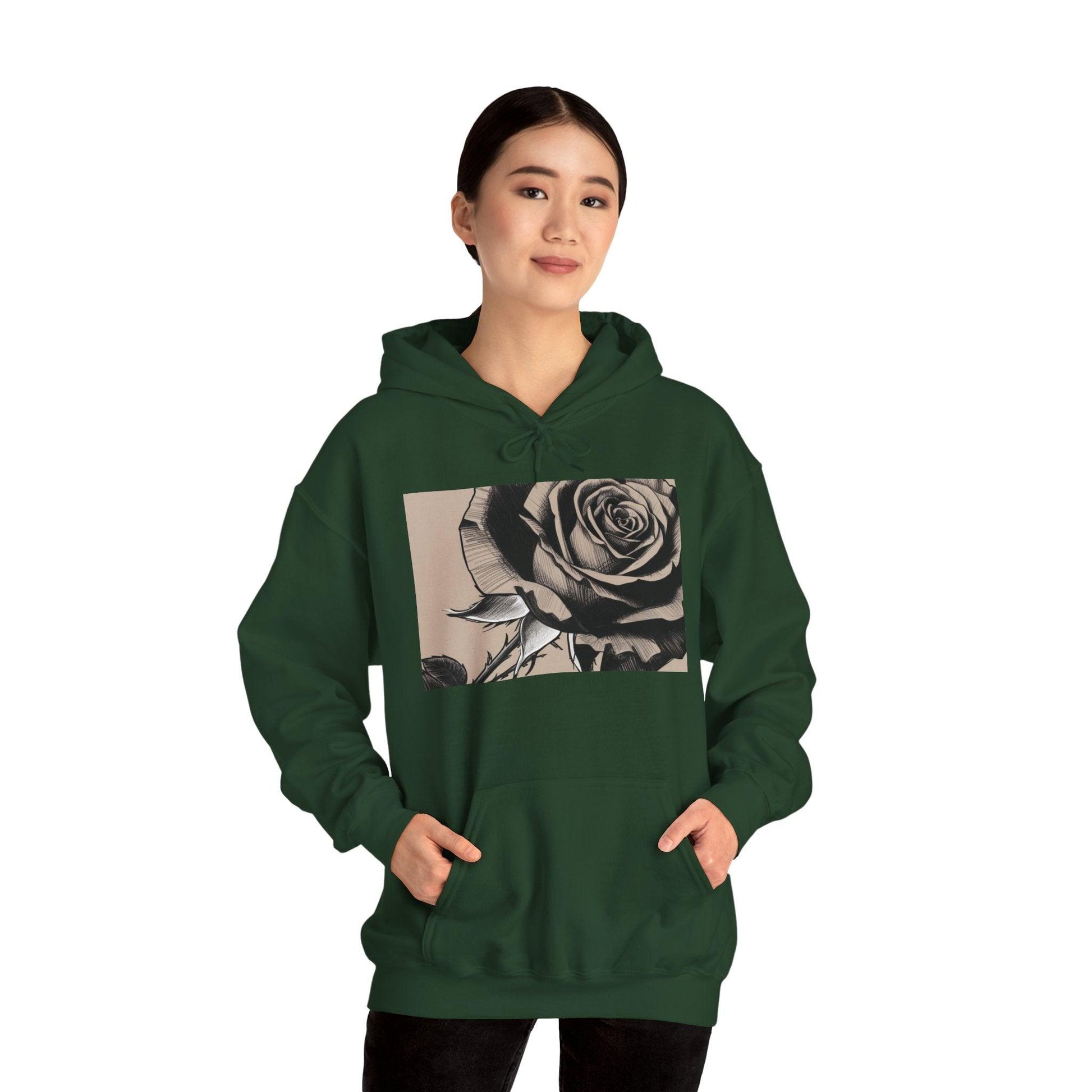 Rose 95EAST YORKxJERSEY Hooded Sweatshirt - 95EAST YORKxJERSEY