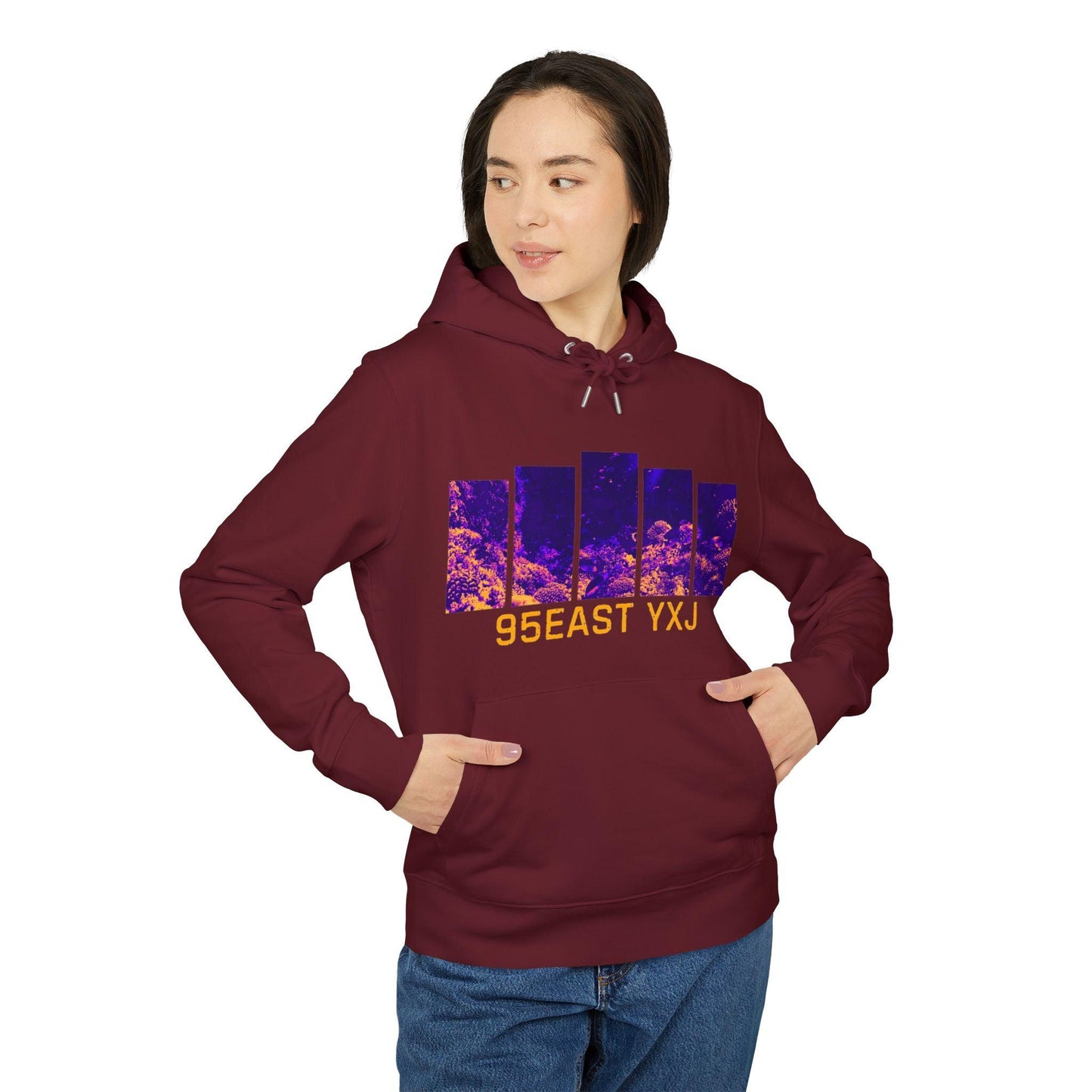 Logo Hoodie Sweatshirt 95EAST Unisex Cruiser 2 0 Limited Edition - 95EAST YORKxJERSEY