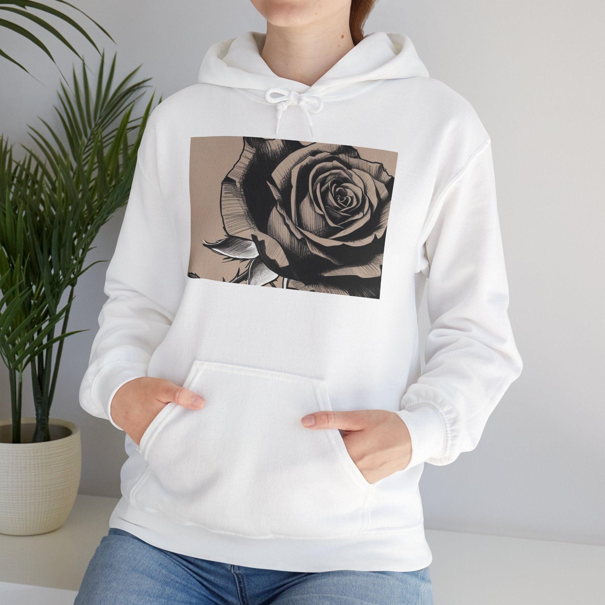 Rose 95EAST YORKxJERSEY Hooded Sweatshirt - 95EAST YORKxJERSEY
