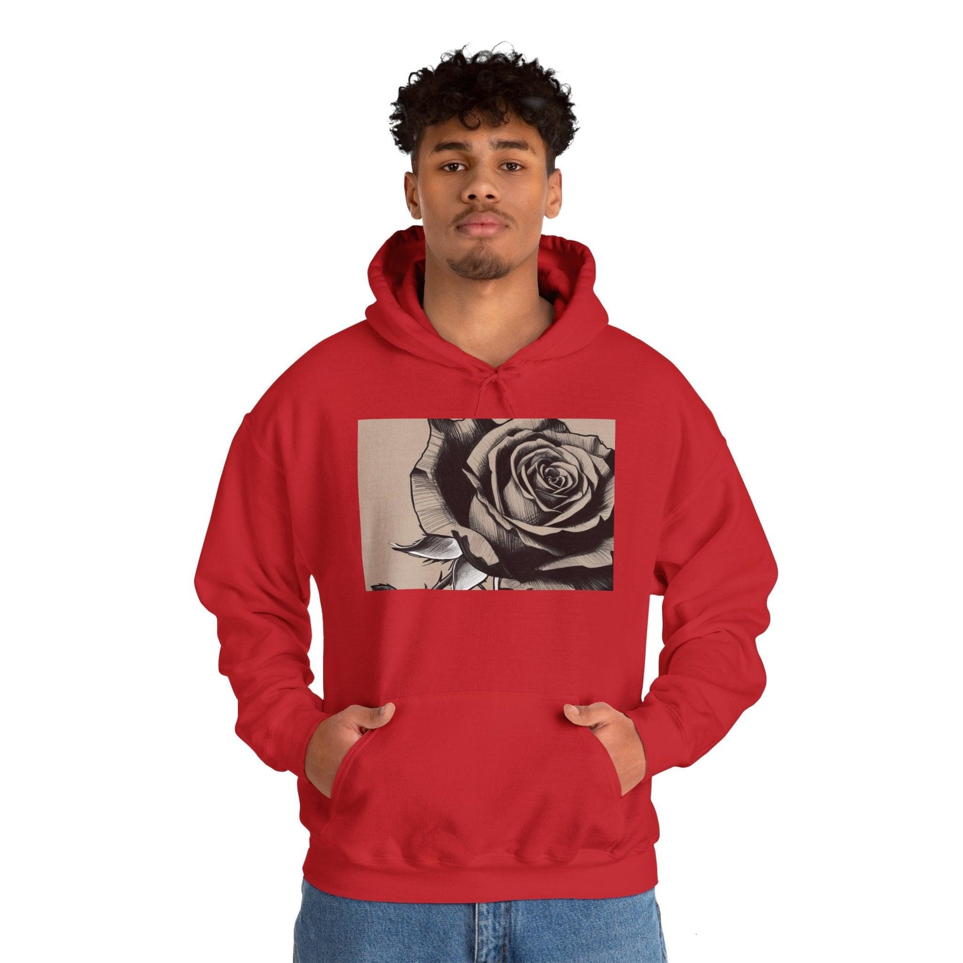 Rose 95EAST YORKxJERSEY Hooded Sweatshirt - 95EAST YORKxJERSEY