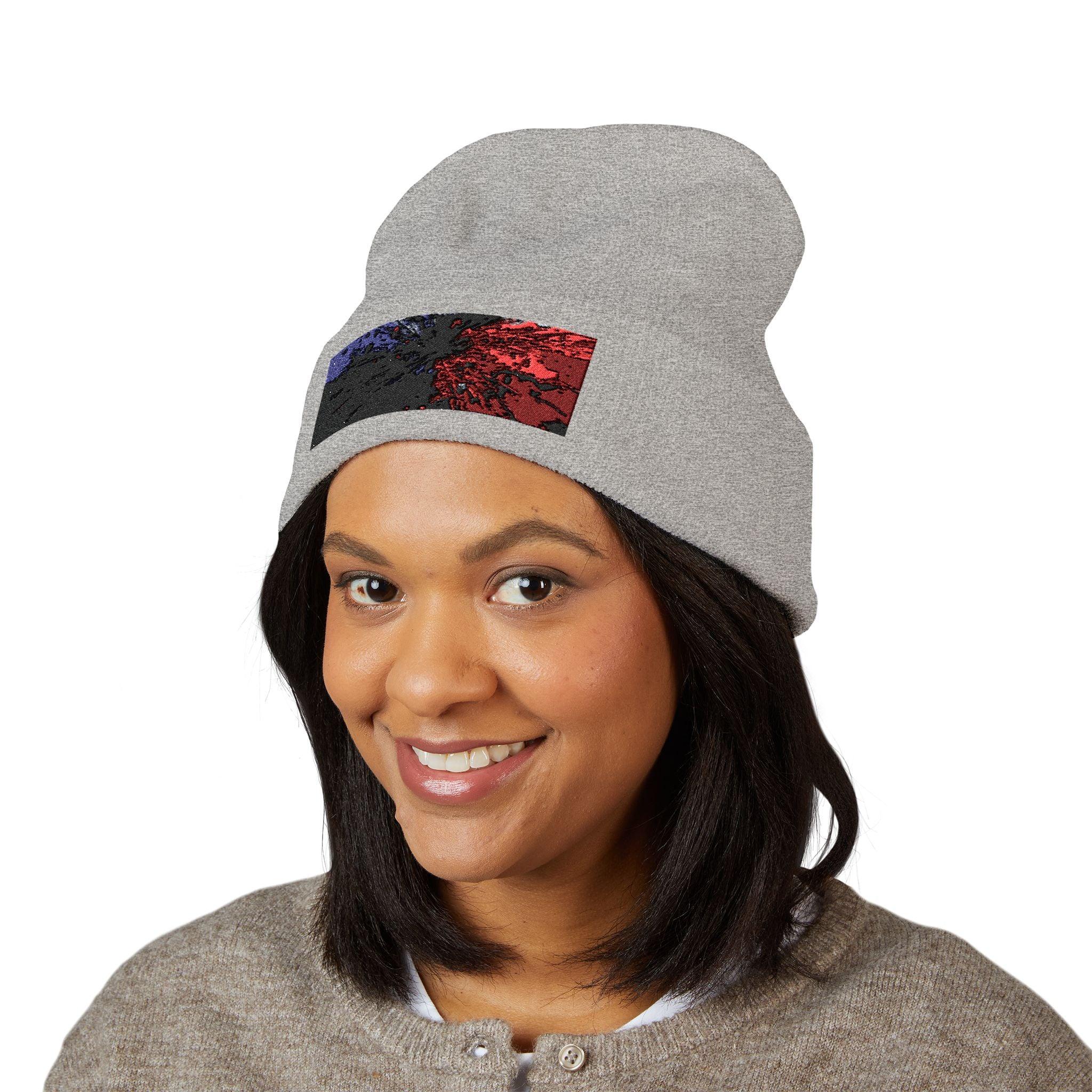 SPLAATT Embroidered Beanie — Classic Cuffed Knit Hat