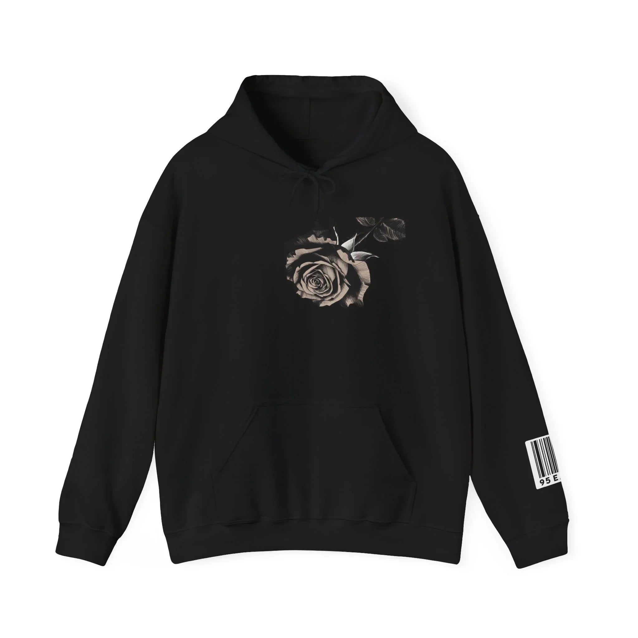 95EAST Rose Hoodie — Floral Graphic Hooded Sweatshirt