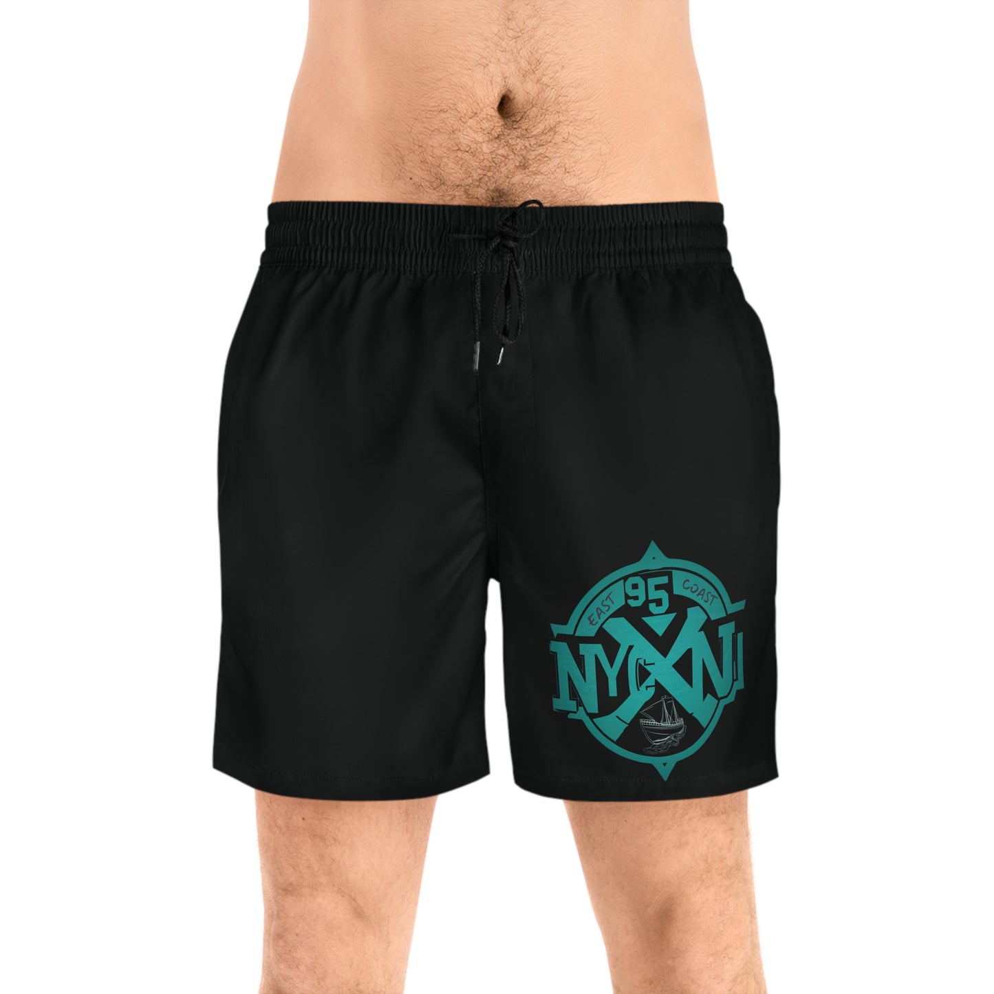 95EAST | NYxNJ Drift Series: Midnight Sail” Swim Shorts