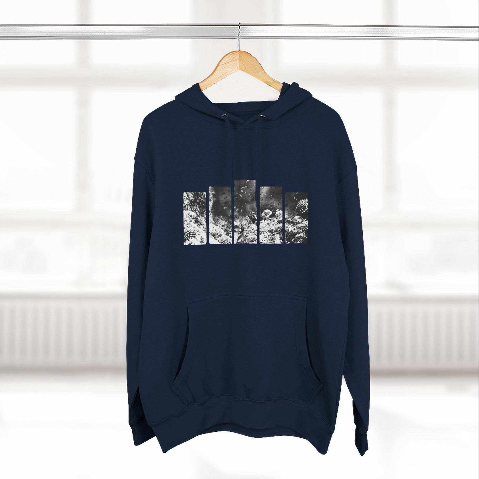 Three-Panel Fleece Hoodie | 95EAST Urban Streetwear - 95EAST YORKxJERSEY