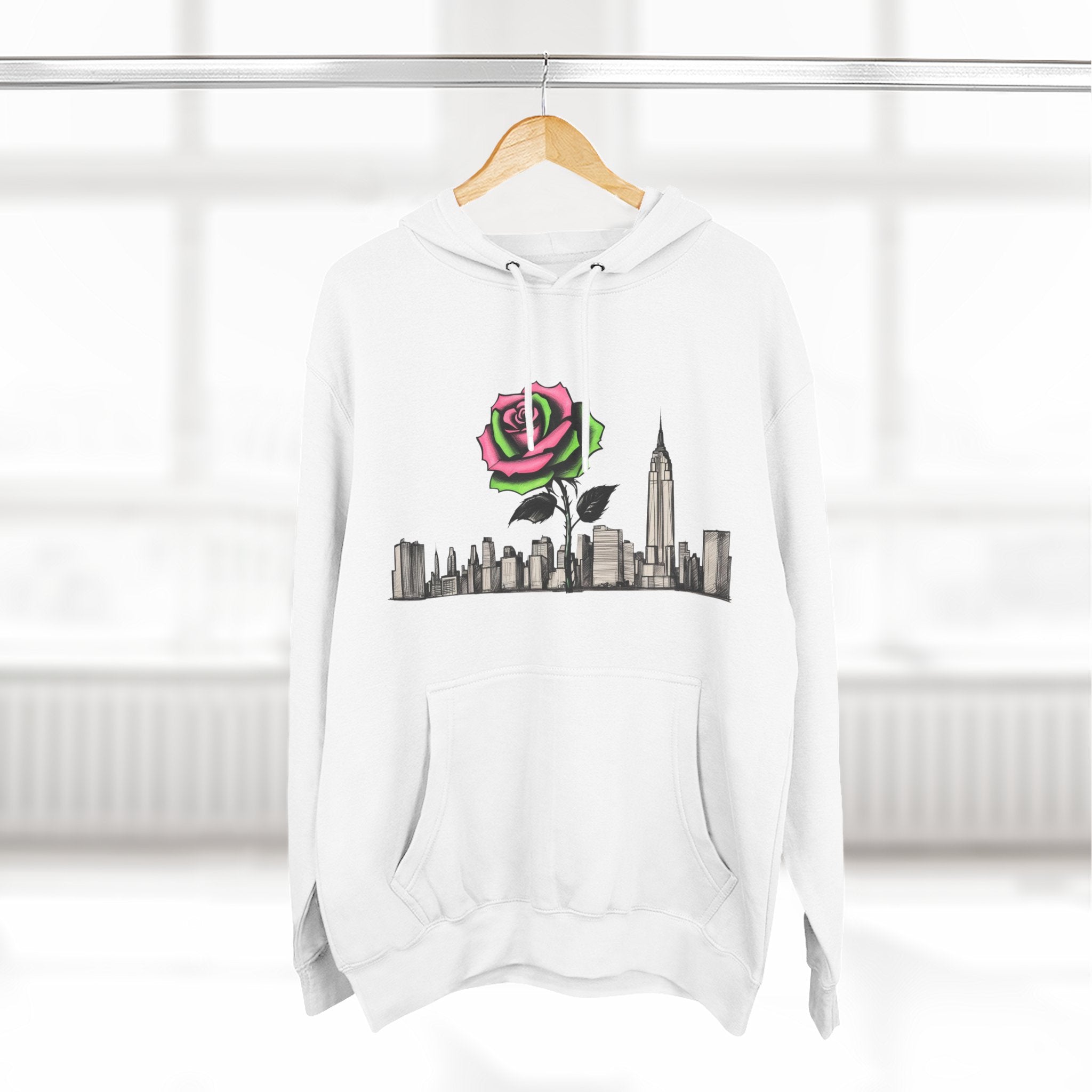 NYC Rose Hoodie – Beauty from Pressure Edition
