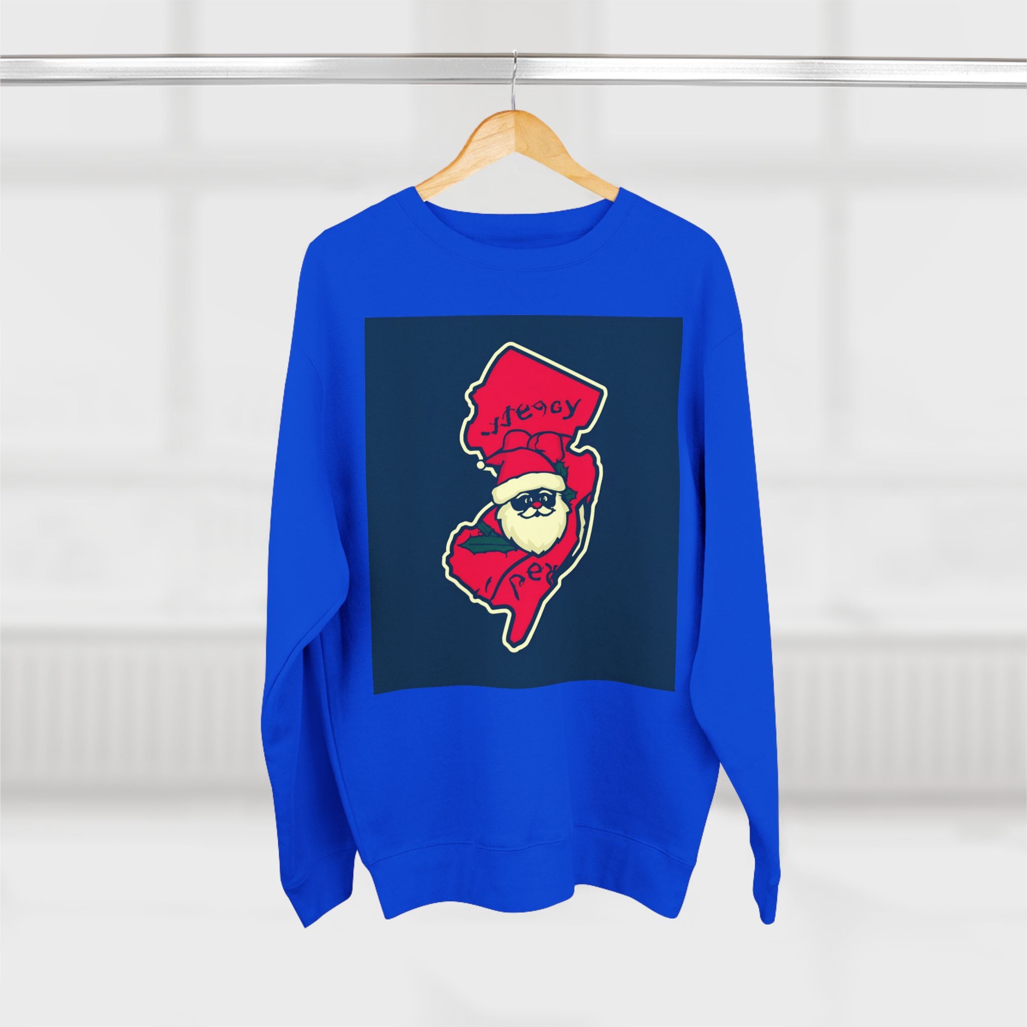 Jersey Santa Drip Crewneck