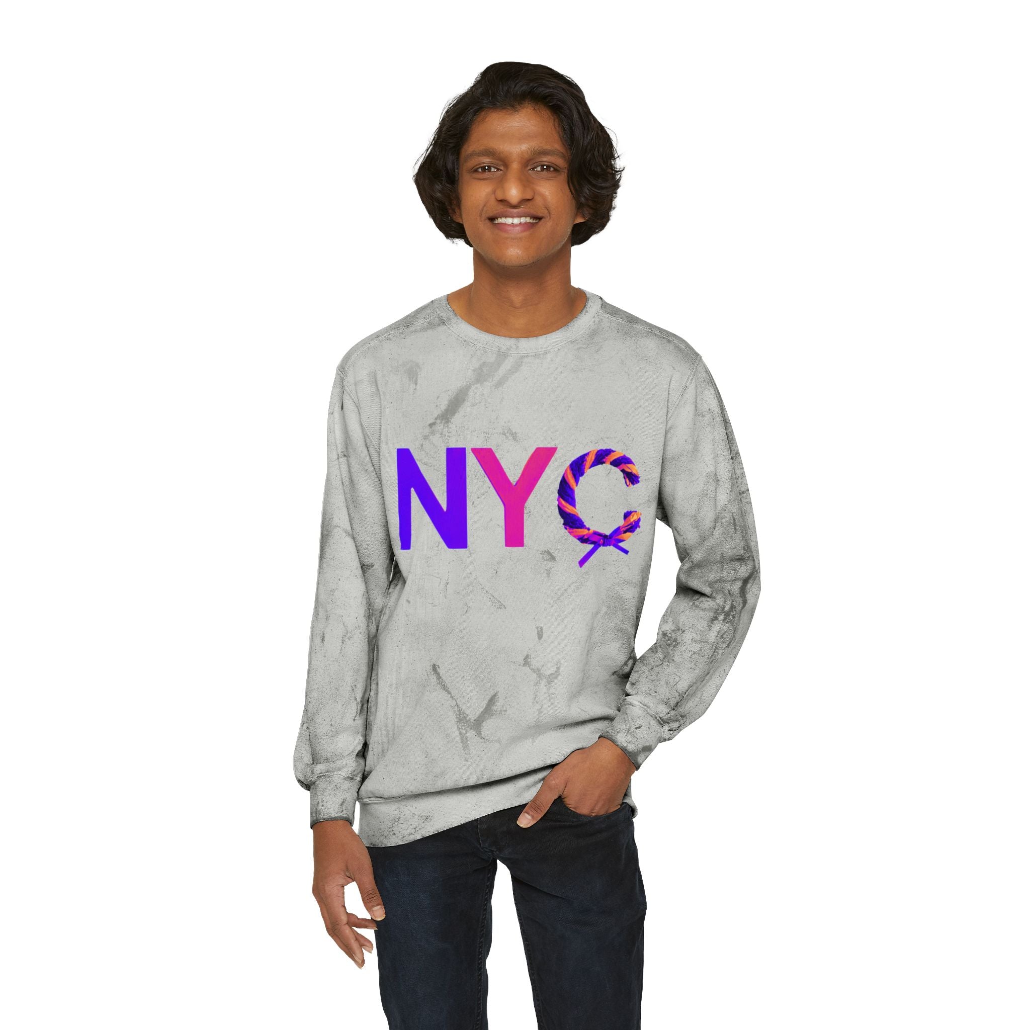 NYC Color Blast Crewneck Sweatshirt