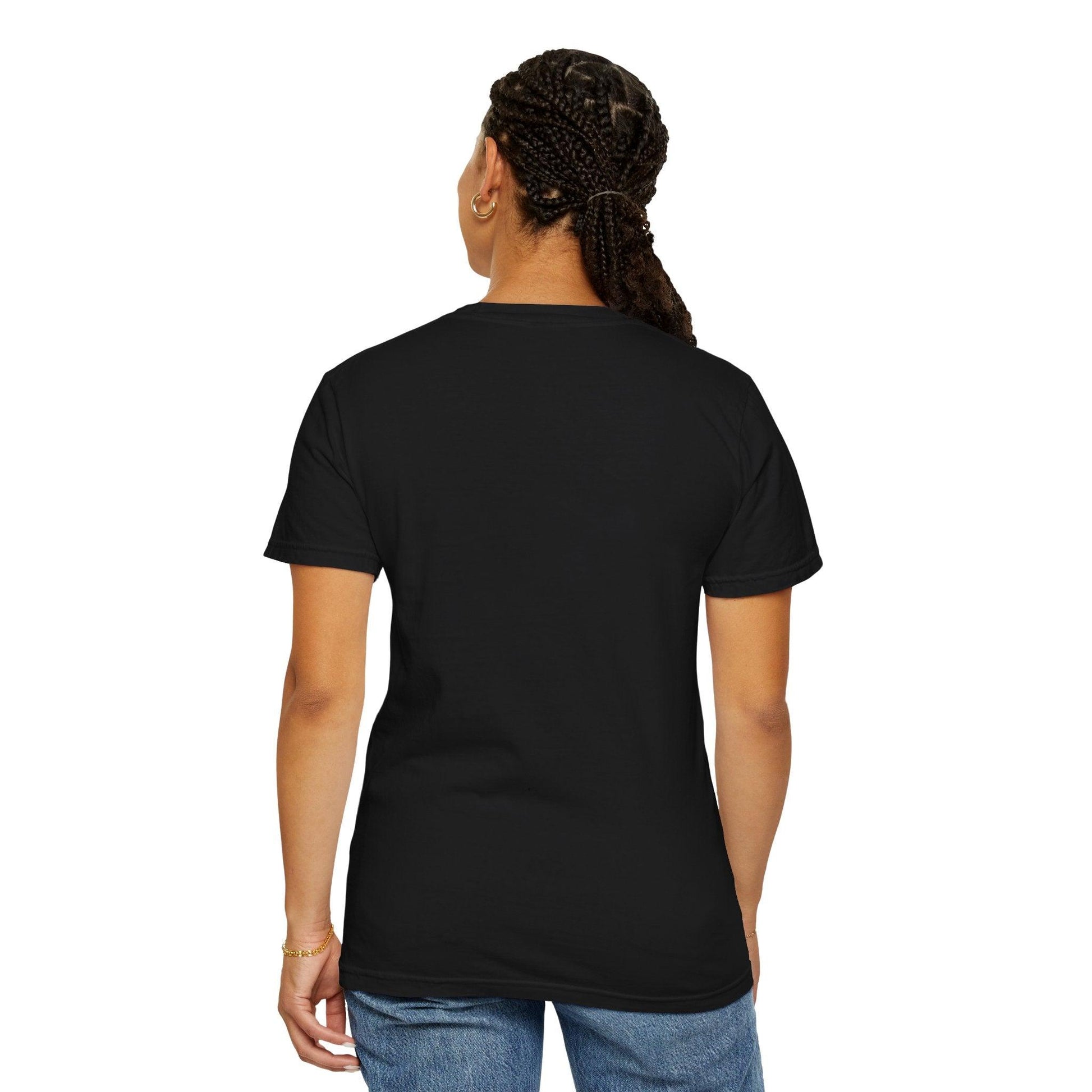 Rose Print T-shirt - 95East Unisex Garment-Dyed Tee - 95EAST YORKxJERSEY