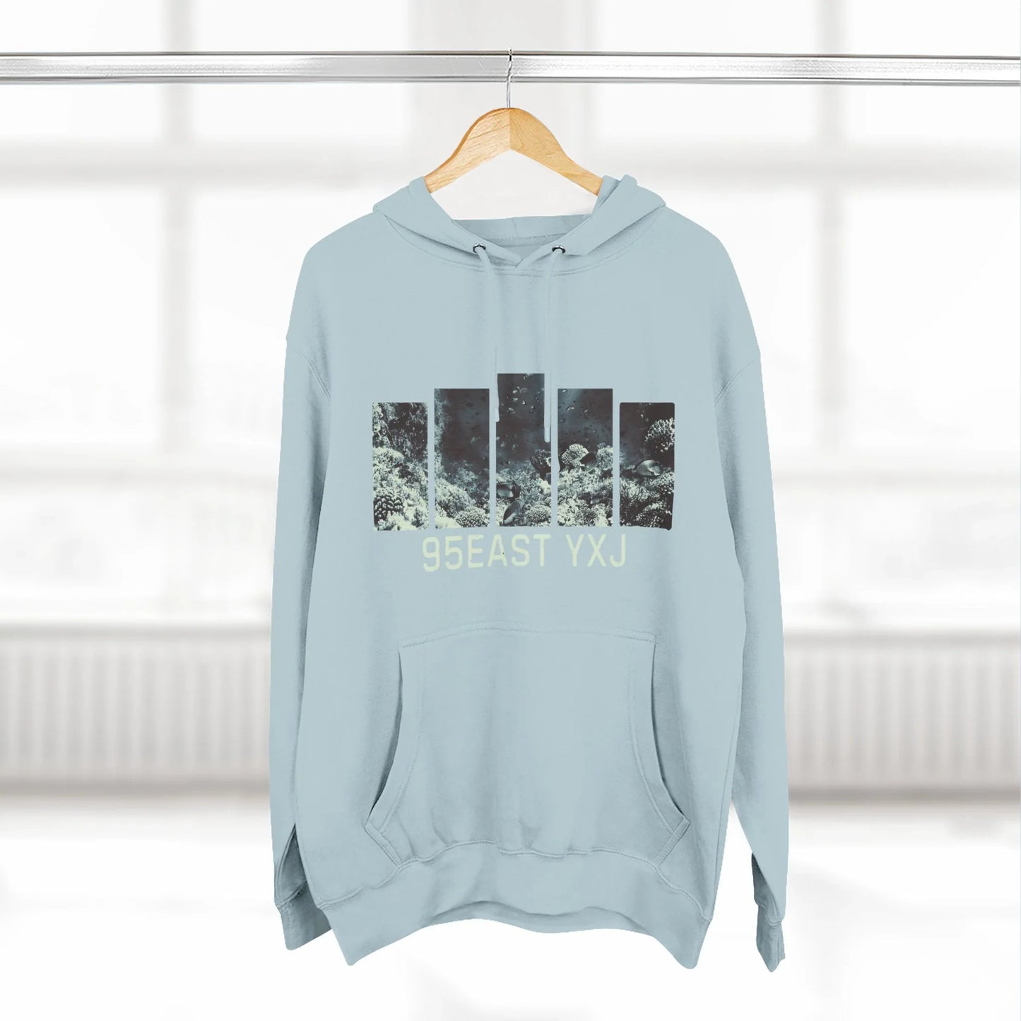 95EAST REEF Three-Panel Fleece Hoodie