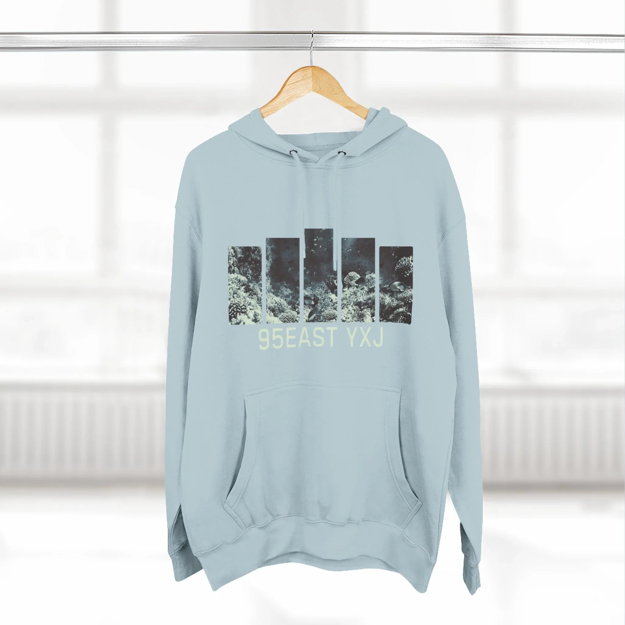 95EAST REEF Three-Panel Fleece Hoodie