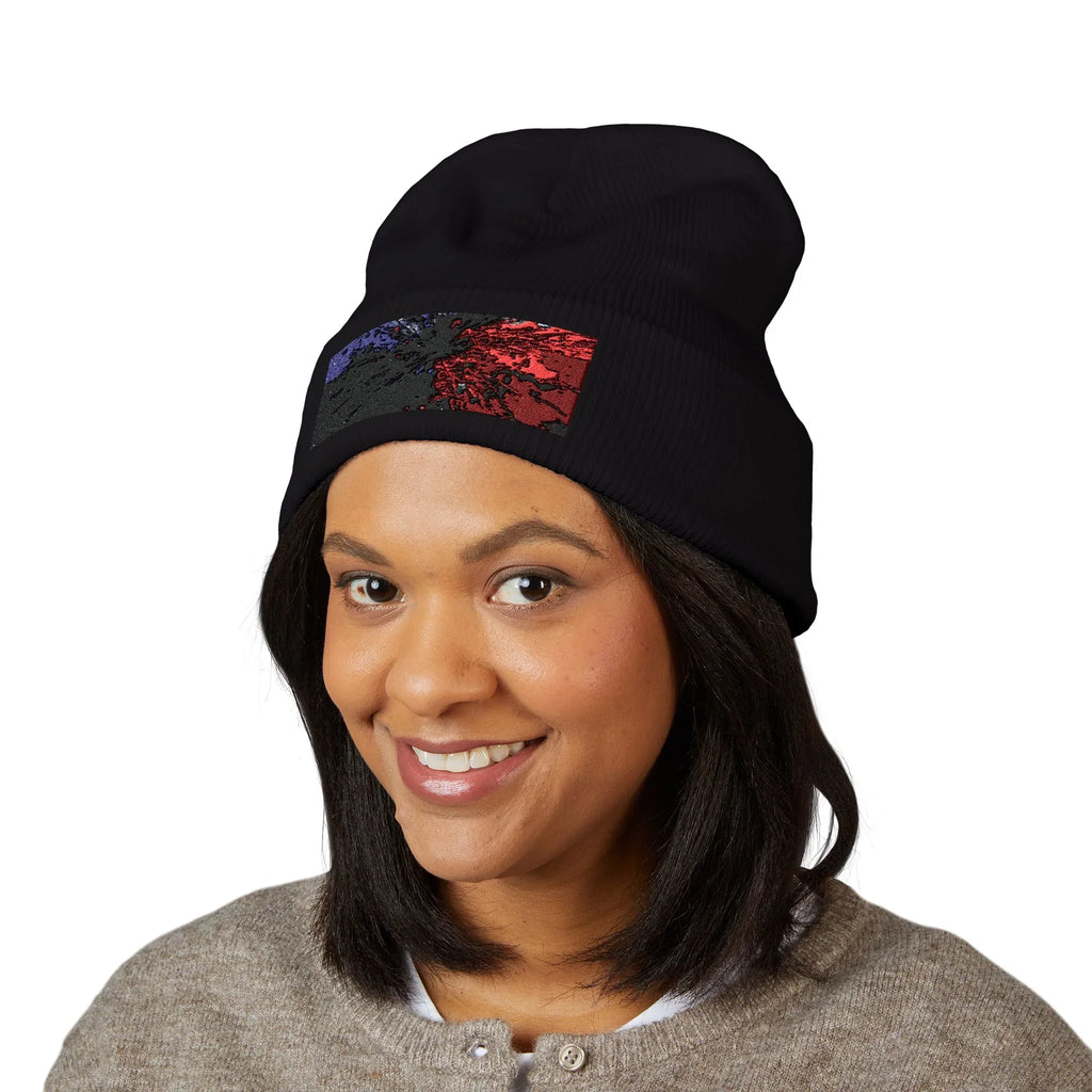 SPLAATT Embroidered Beanie — Classic Cuffed Knit Hat