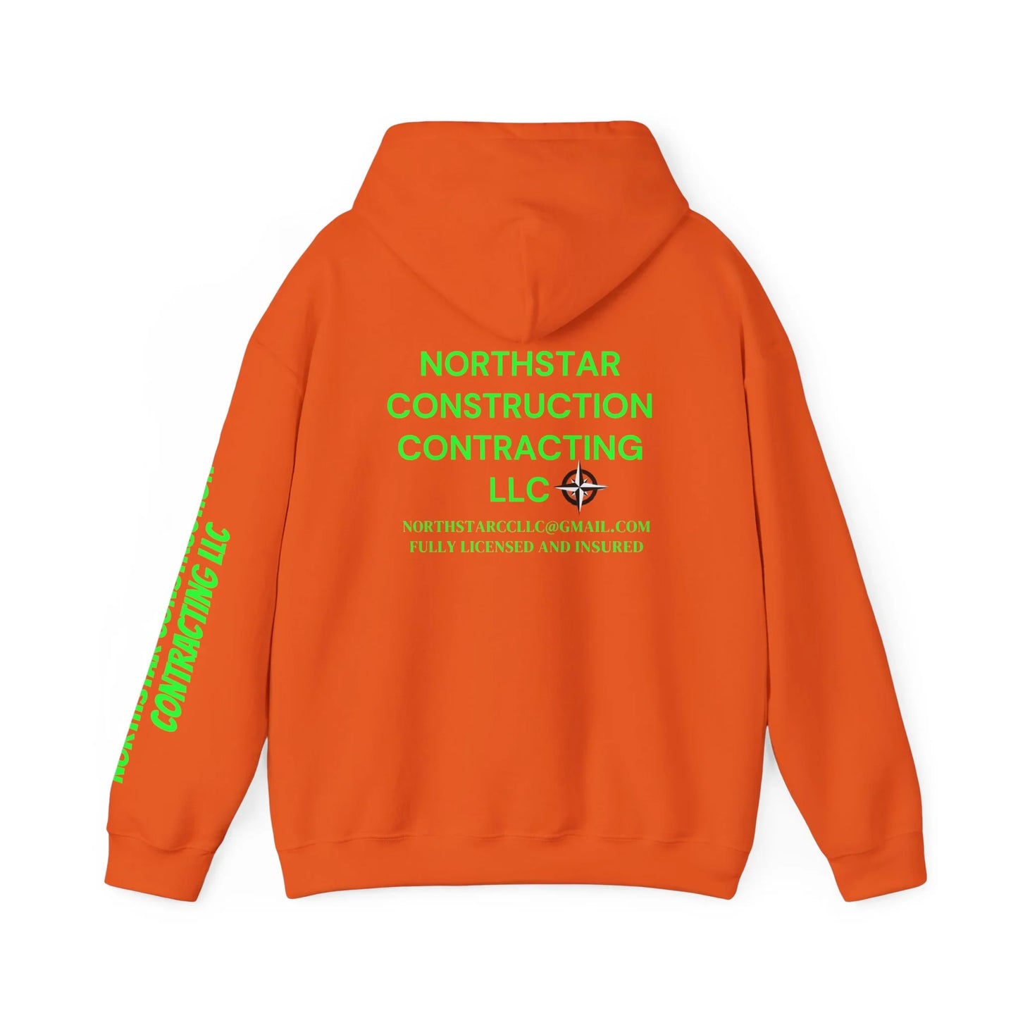 95EAST YORKxJERSEY x NorthStar Construction Contracting LLC collab hoodie