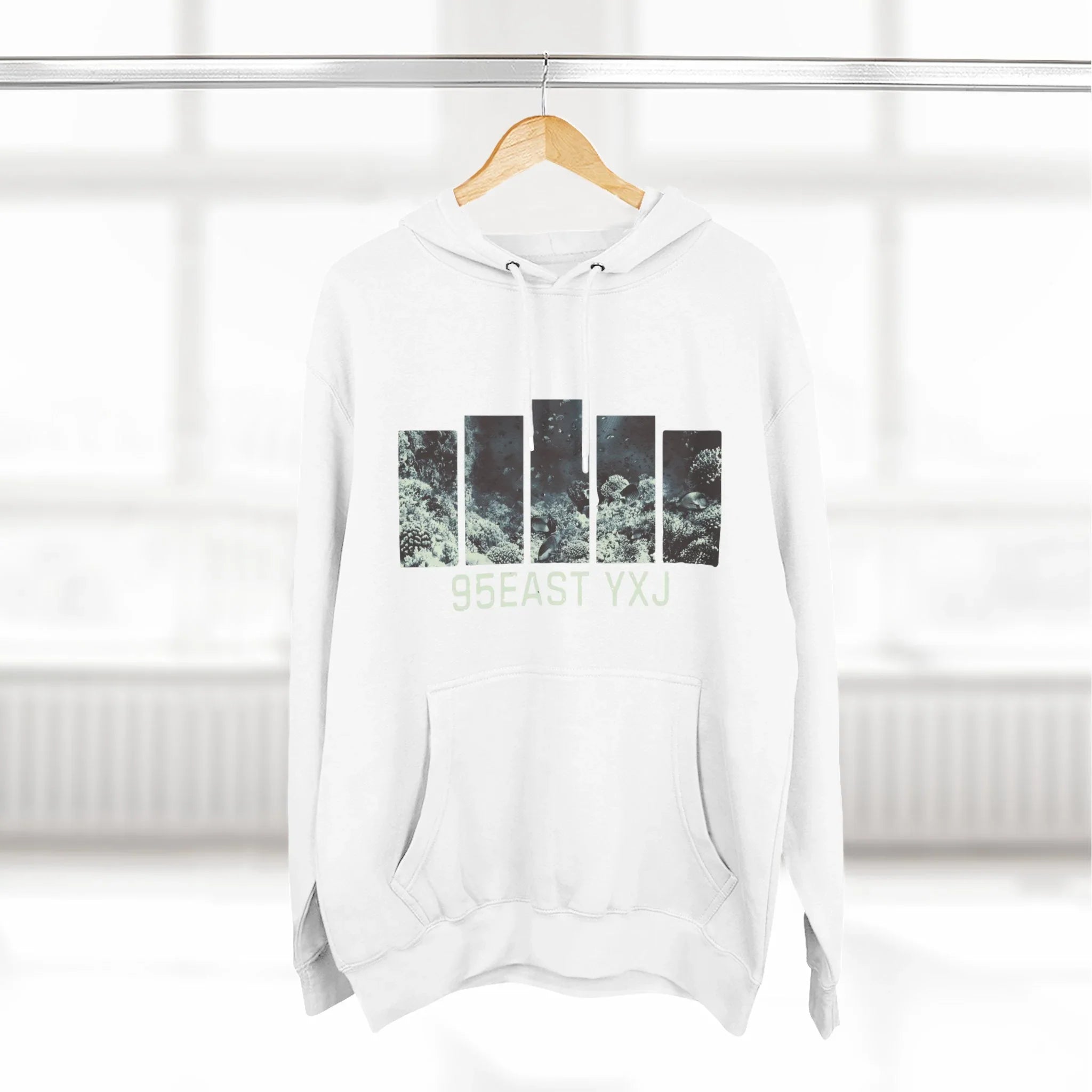 95EAST REEF Three-Panel Fleece Hoodie