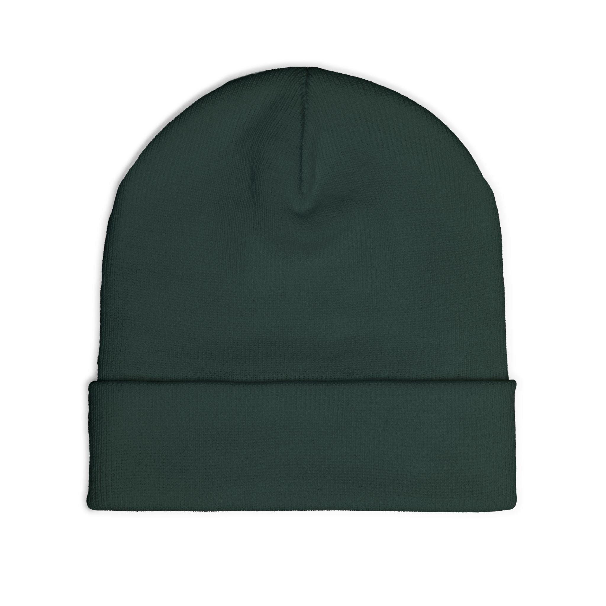 NYC Green Glitter Embroidered Knit Beanie — Sparkle City Winter Hat