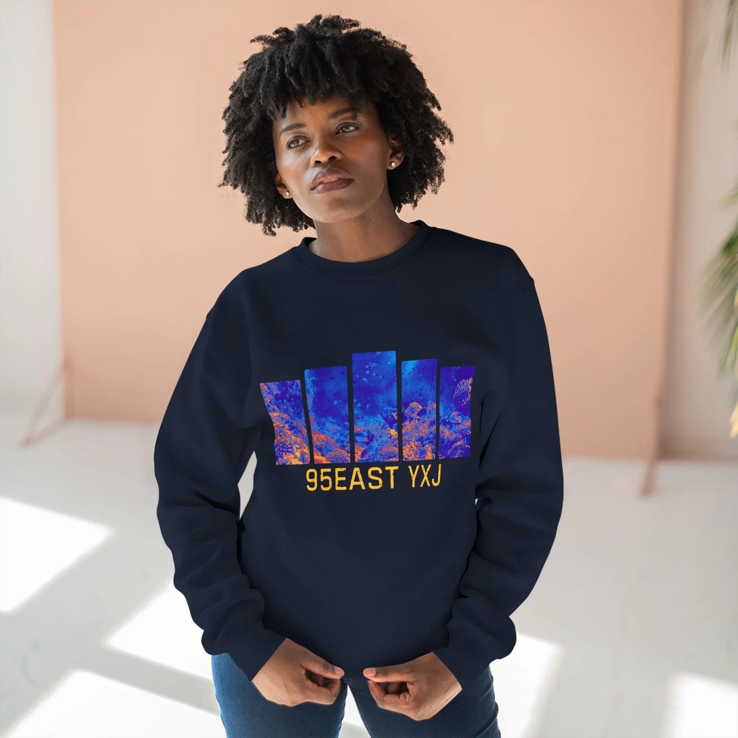 95EAST YXJ Logo Crewneck Sweatshirt
