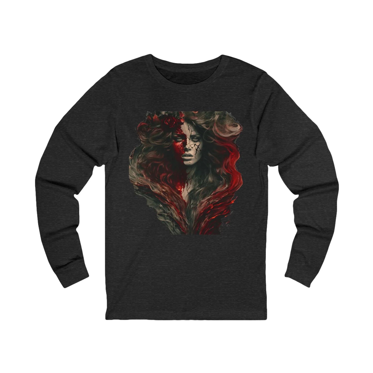 Mystical Red Art Long Sleeve Tee