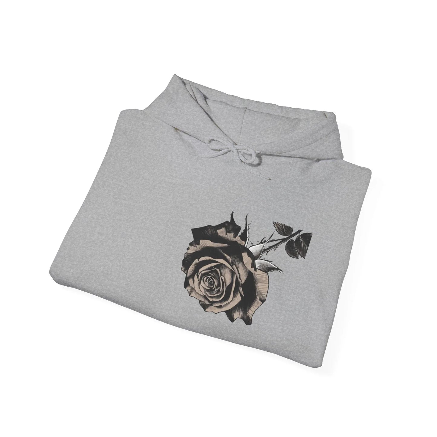 95EAST Rose Hoodie — Floral Graphic Hooded Sweatshirt