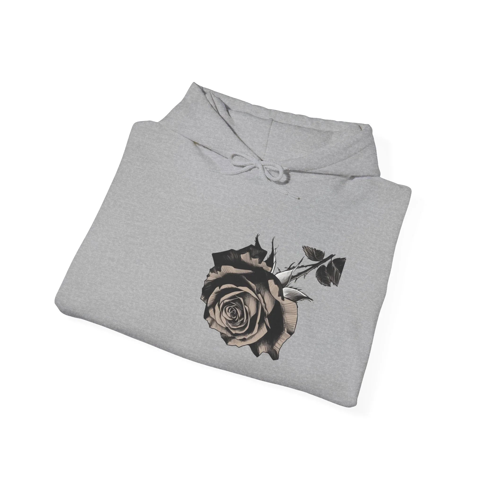 95EAST Rose Hoodie — Floral Graphic Hooded Sweatshirt